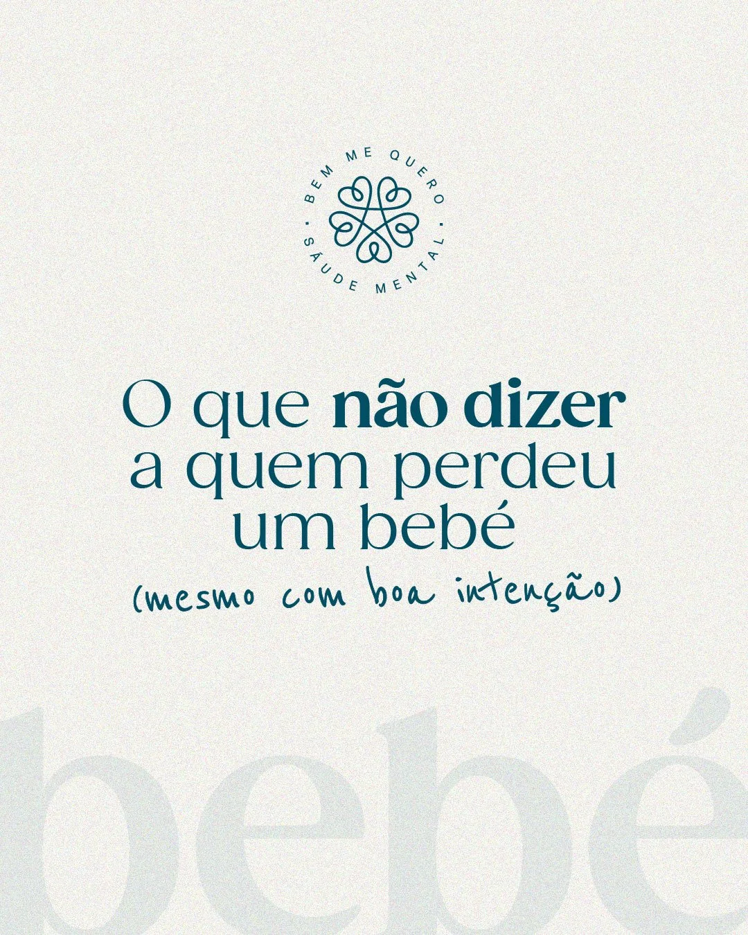 O que não dizer a quem perdeu um bebé (mesmo com boa intenção)