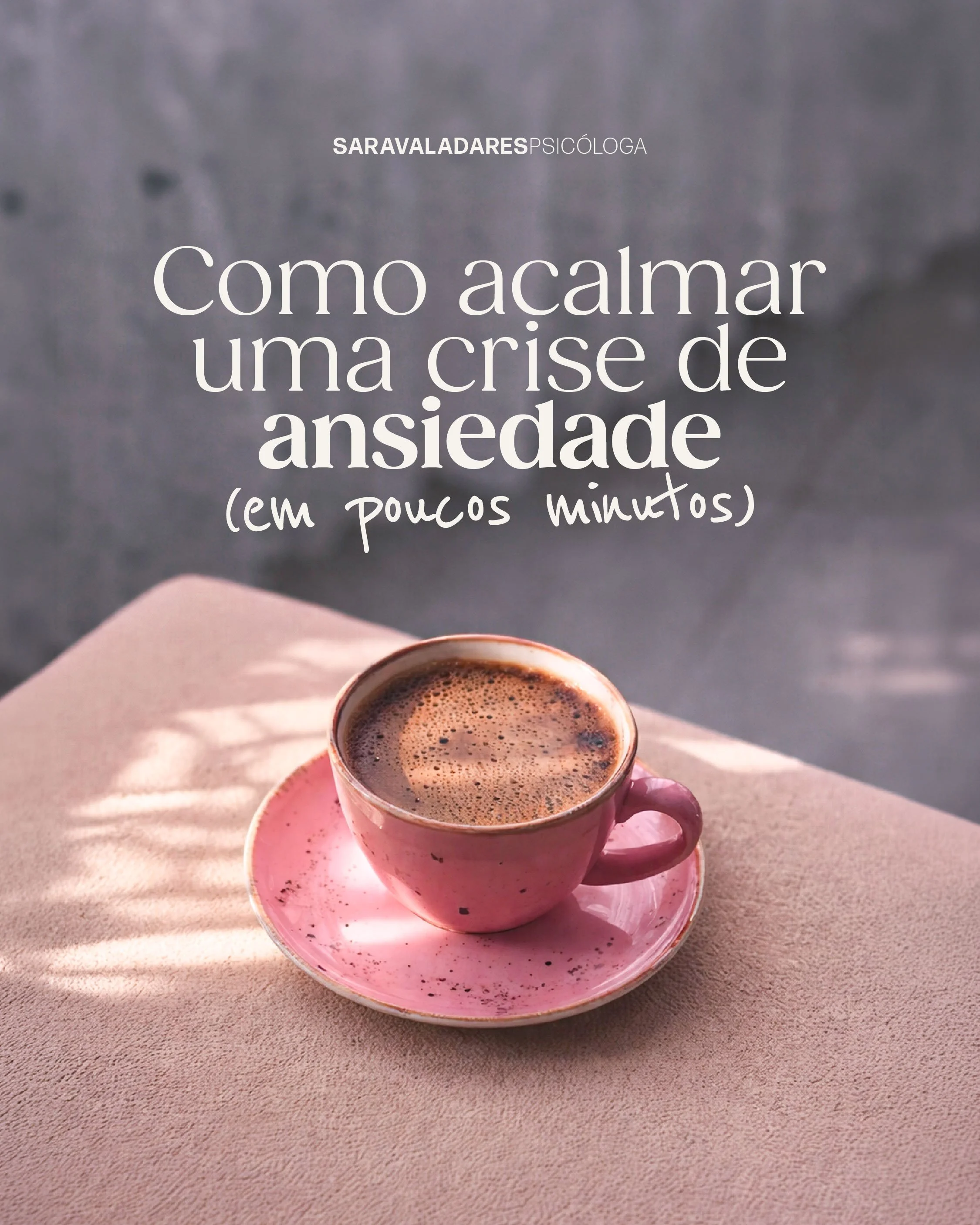  Como acalmar uma crise de ansiedade (em poucos minutos)
