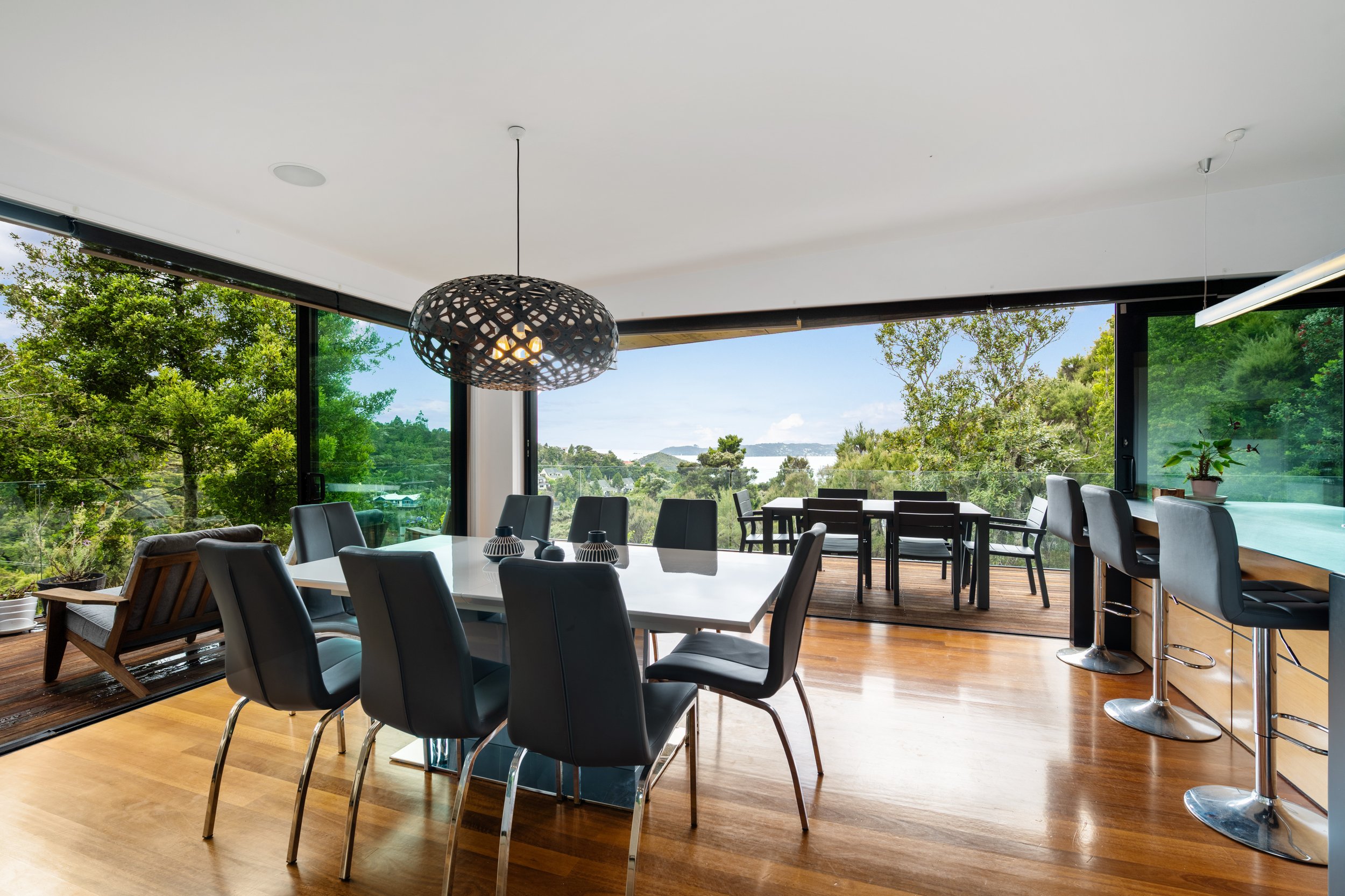 Beautiful ocean view with indoor-outdoor flow
