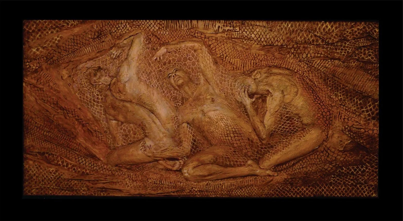 Nocturnal, 2023, Mixed media - 48" x 96"