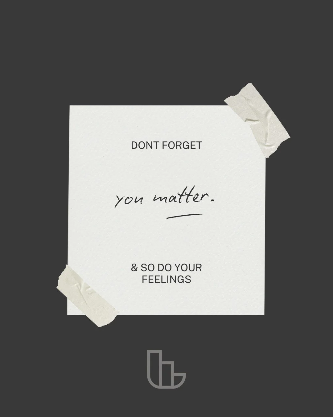 In case no one told you today.