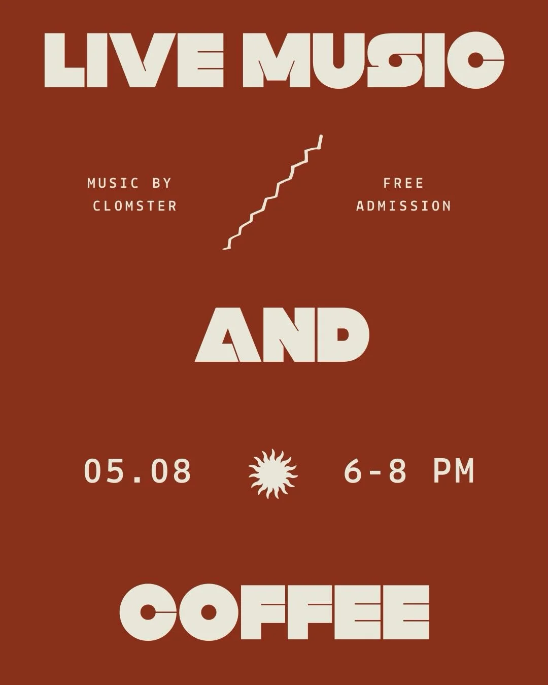 Live music this Friday! We&rsquo;re so excited to have @clomster back playing their songs for us! Come by and enjoy some live music, coffee, and try our specials for the night!