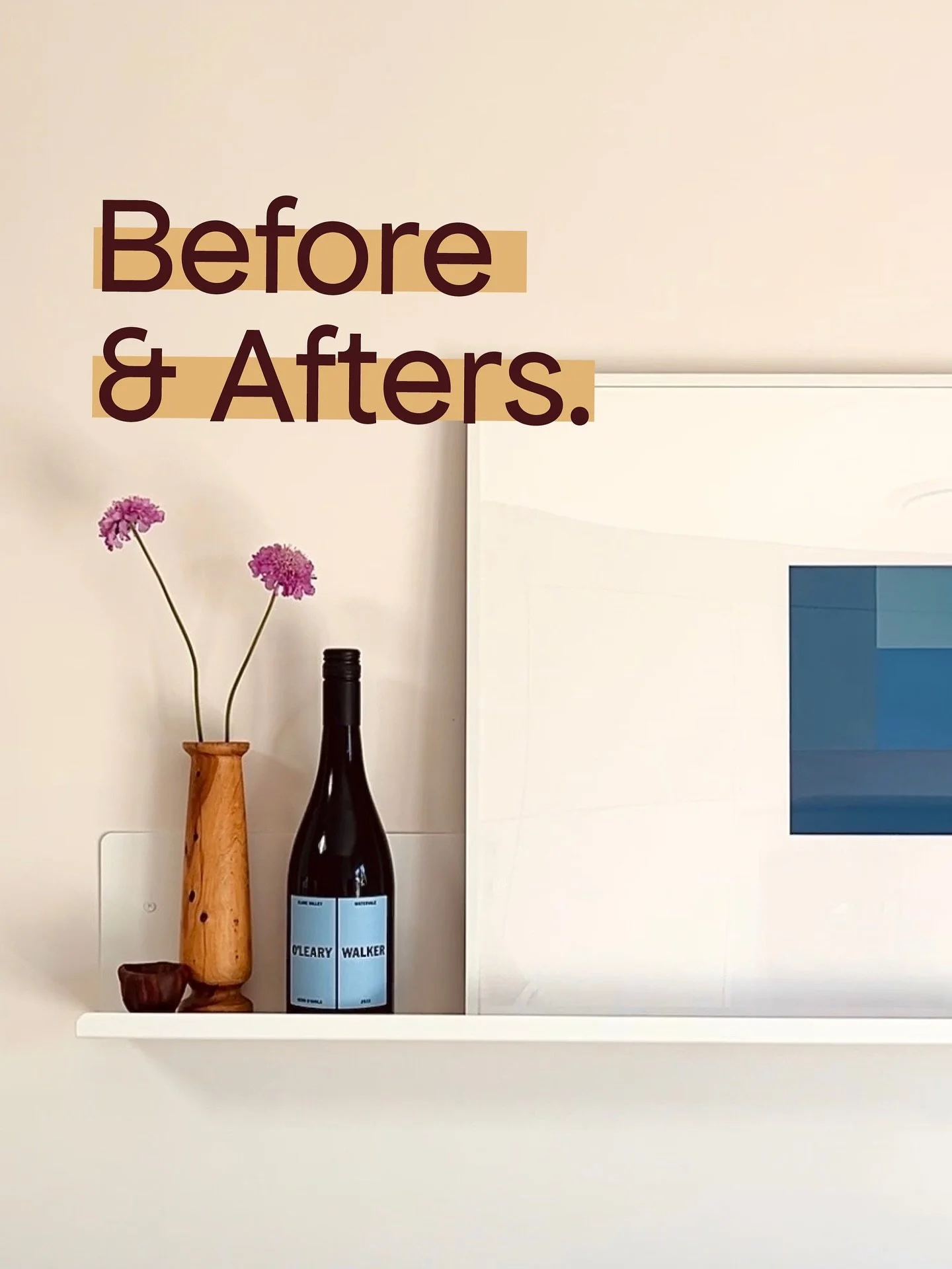 BEFORE &amp; AFTERS, baby! Is there anything more satisfying?

It is WILD looking back at what we had and the dramatic change that opening up (as well as visually cleaning up) this space and adding a simplistic, minimal kitchen has made, all within a