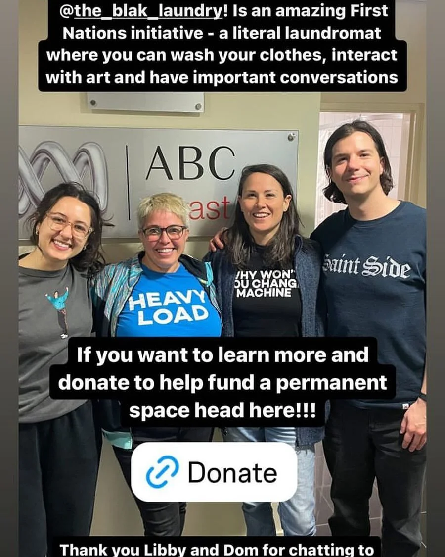 Been listening to @triple_j Breakfast for the last 20+ years and it was such a (sleepy) thrill to be up early and on the show this morning with these two lubly legends, yarning all things Laundry. 

How good is the @abcaustralia and its support of Fi