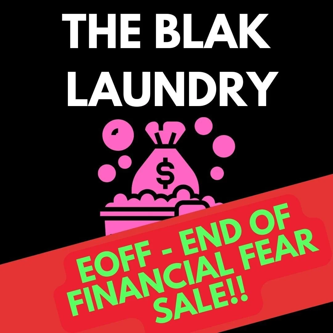 Are you a capitalism winner or loser? At The Blak Laundry, we throw cultural capital, commodification, and empty transactions into the wash....and we need your help to keep the machines (and our deadly art and service) going.

Our Pozible crowdfundin