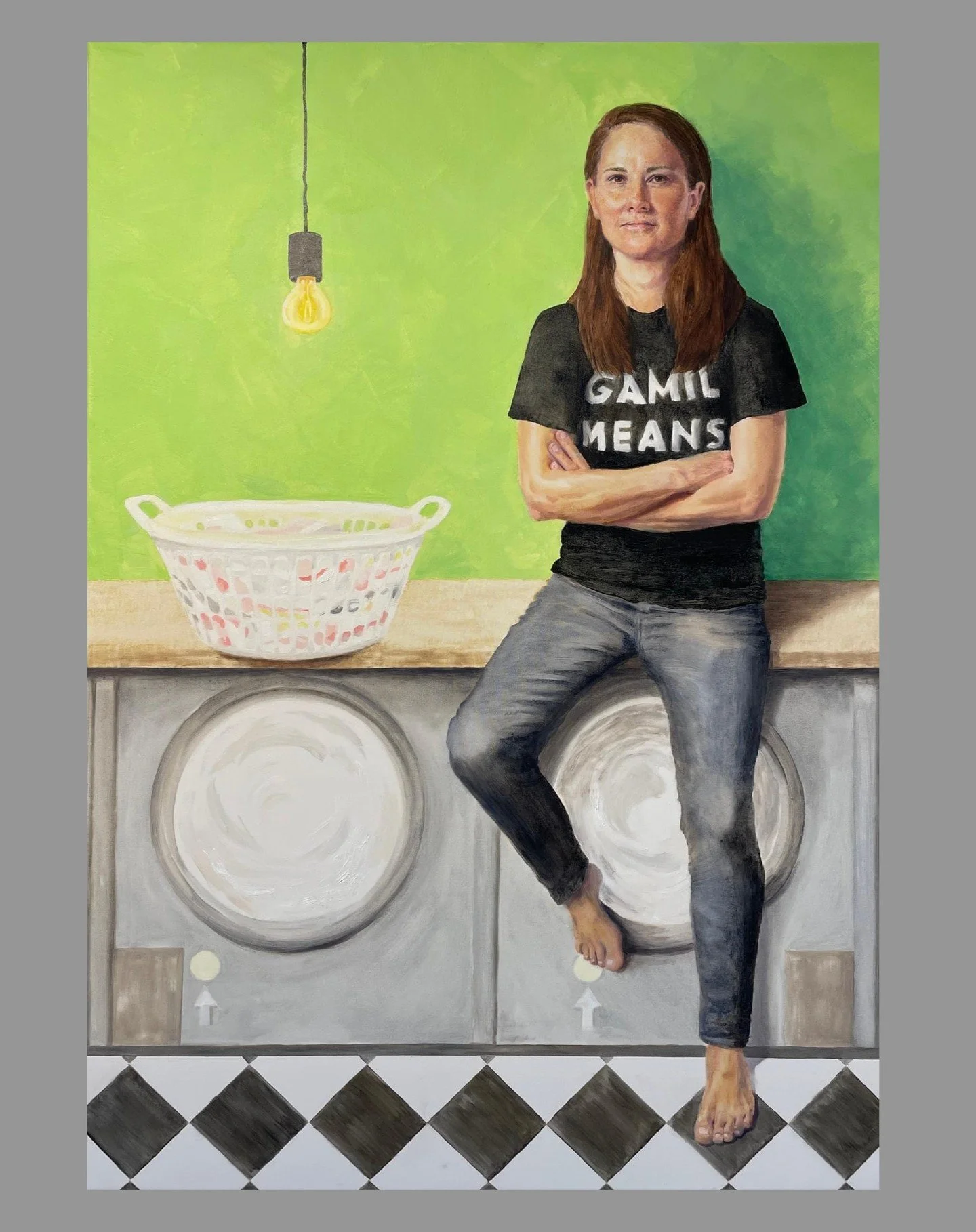 We&rsquo;ve got some very deadly and talented allies in our circle. Love this from @anna_weston_art&mdash;when I look at it feels like a double portrait of Libby and I, and everyone who has been a part of The Blak Laundry. 

We're really proud of our