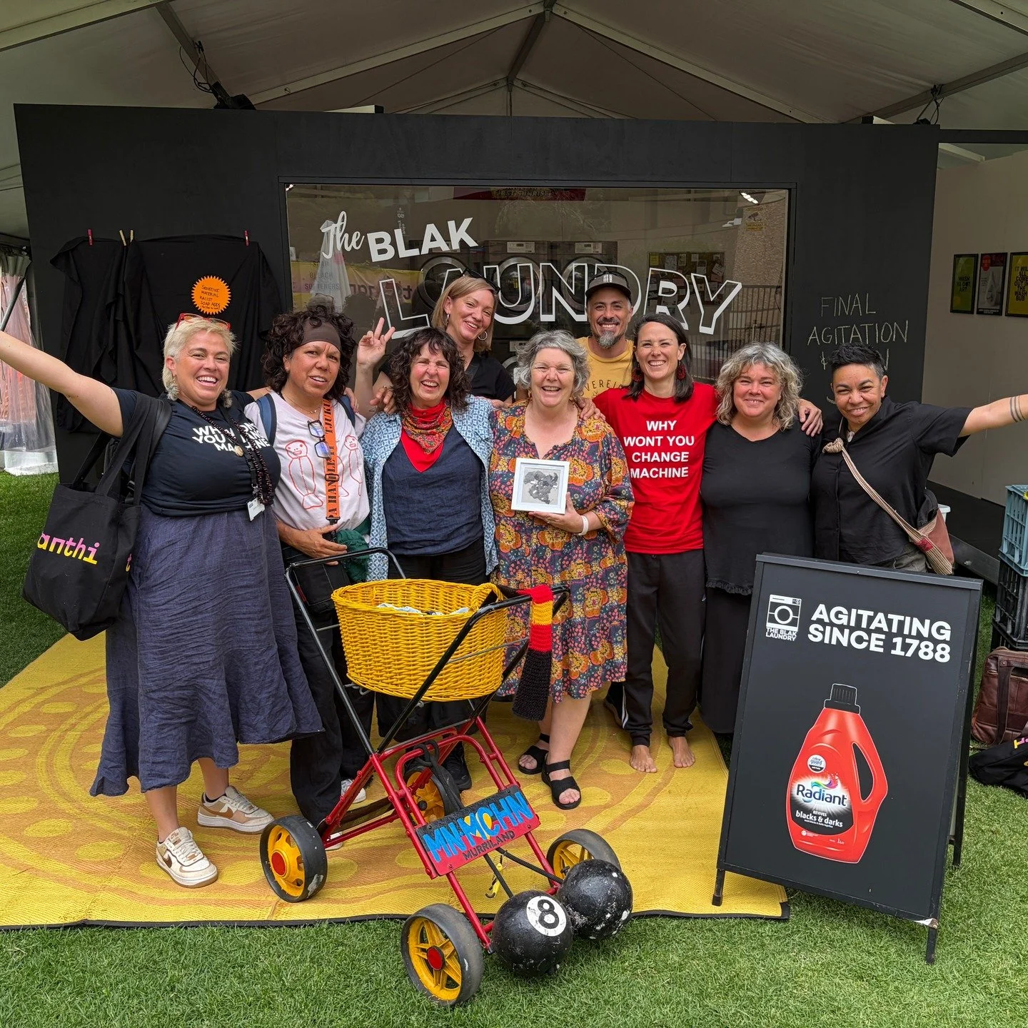 We've been a bit quiet on the socials, but in the calm, gentle cycle of the new year&mdash;and with some time to soak it all in, wanted to share about our time at @tarnanthi and @agsa.adelaide.

Grateful to be a part of such a deadly gathering on bea