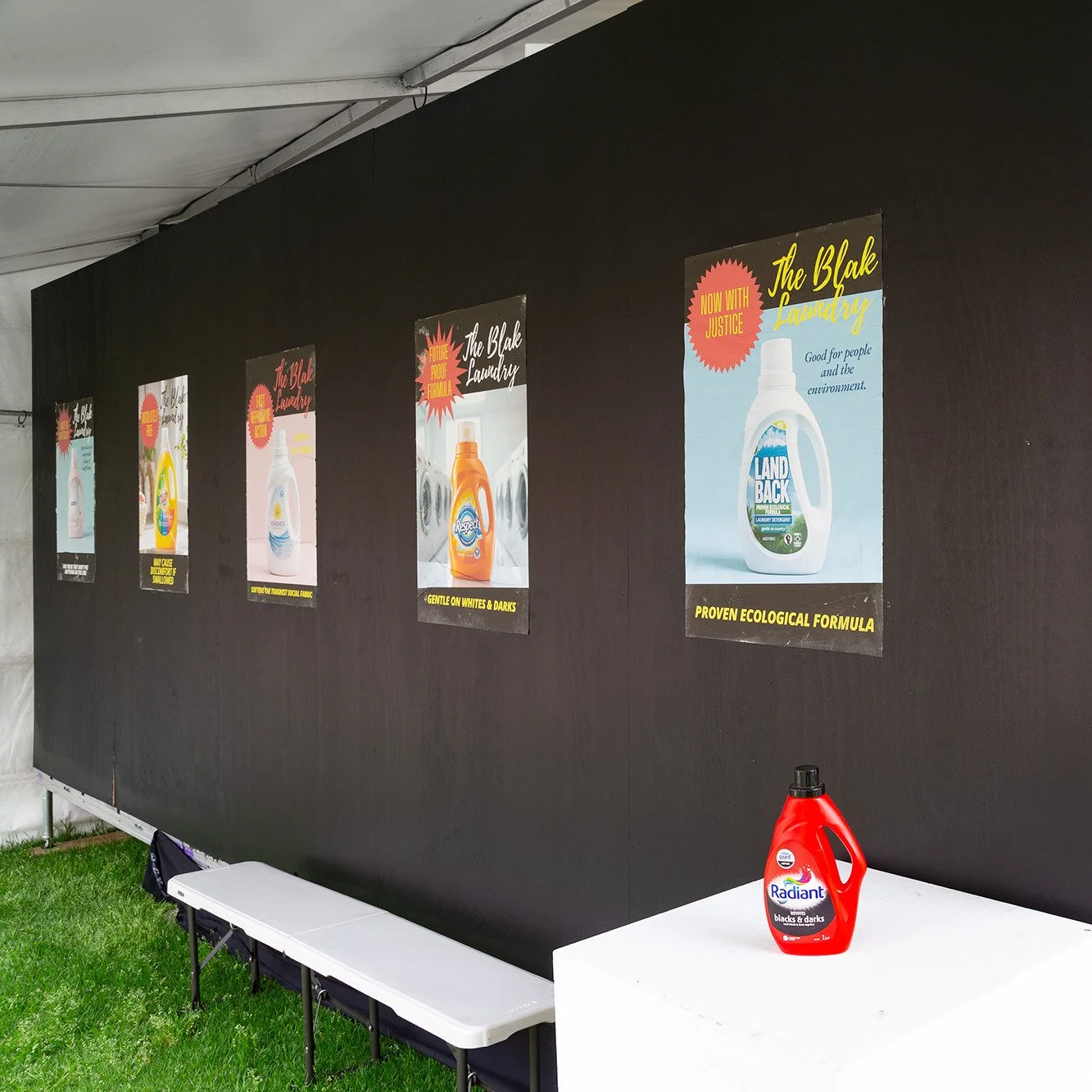 Thanks to the extraordinary powers of late stage capitalism, we upgraded our advertising for The Laundry at @tarnanthi 

What do you think?

Who wants to buy some Land Back??

#relationalenterprise
#blakfellacapitalism
#LandBack

Images by @saulsteed