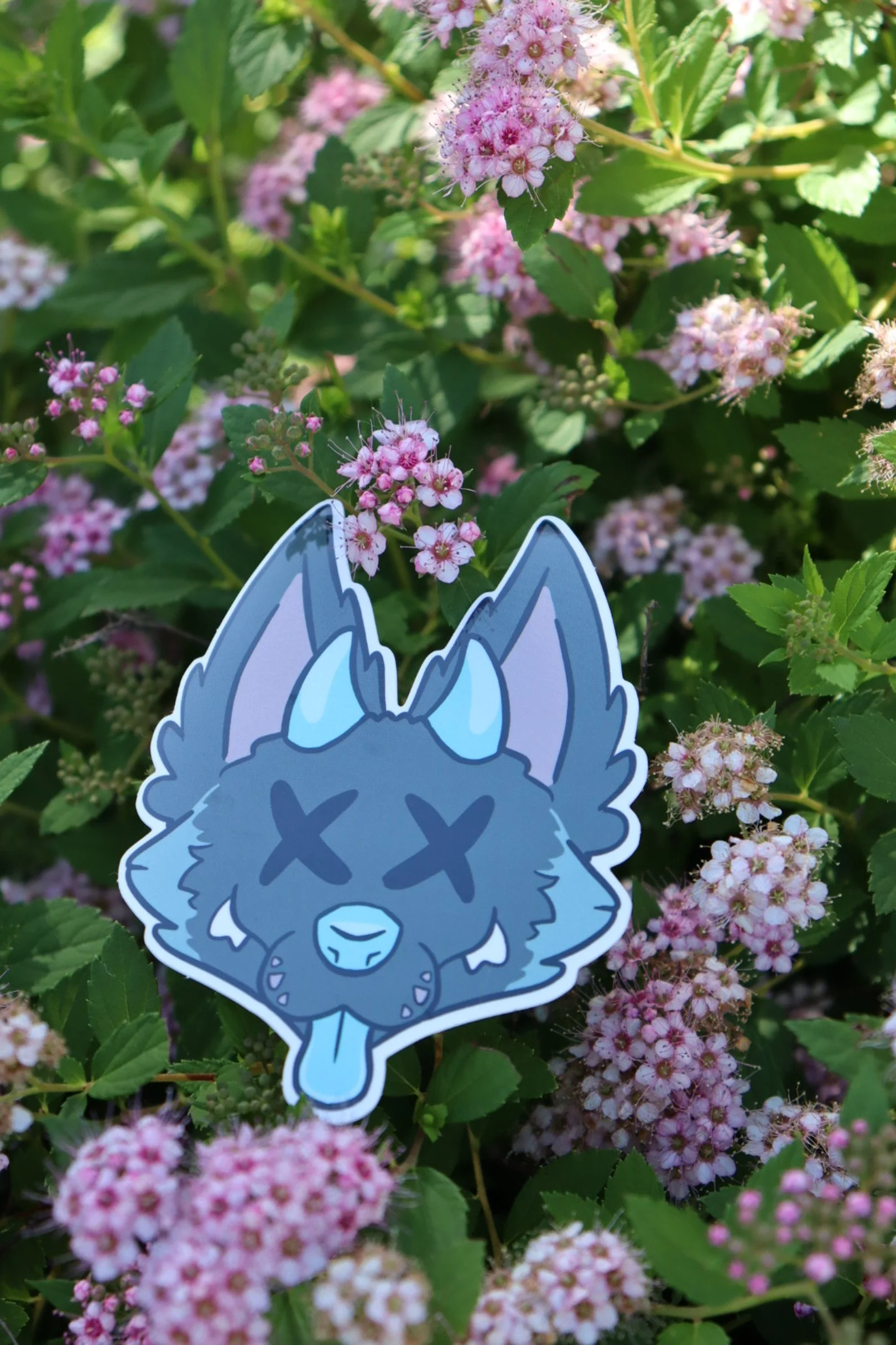 X Wolf Sticker