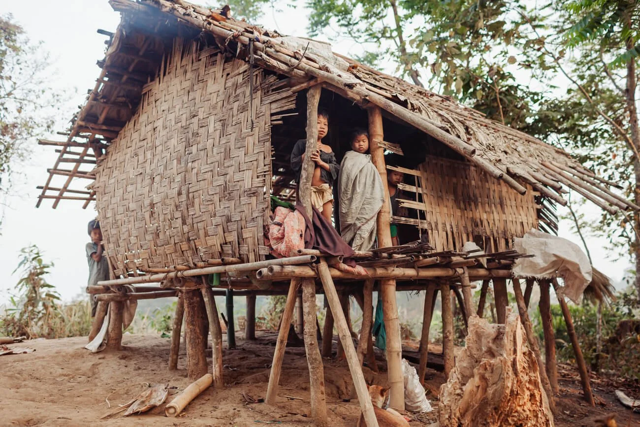 Chakma kids with poor food security Khagrachhari District