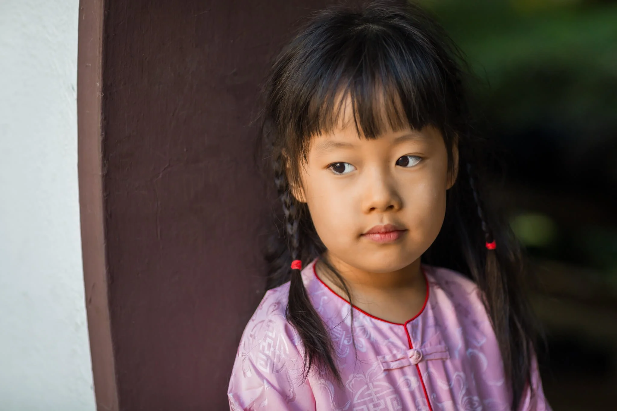 Portrait of a girl in Kowloon Park Hong Kong