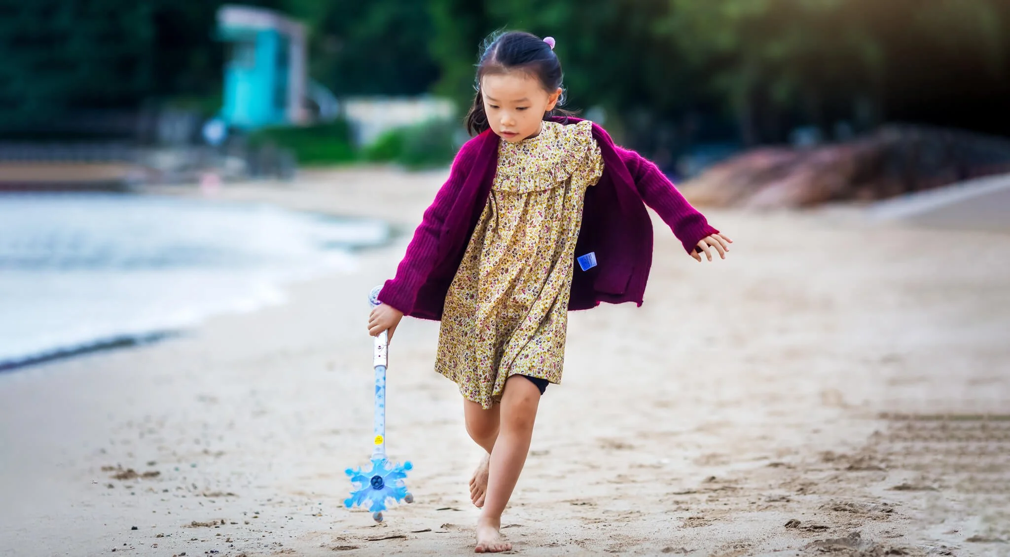 Natural childrens photography on Clear Water Bay Beach Hong Kong