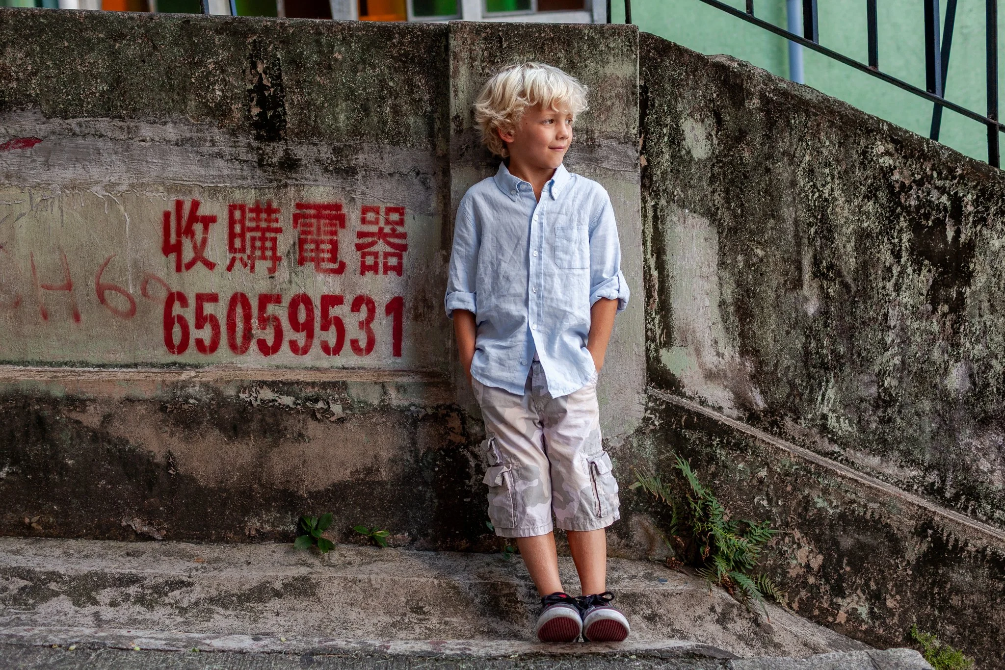 Hong Kong child portrait Hollywood Rd Hong Kong