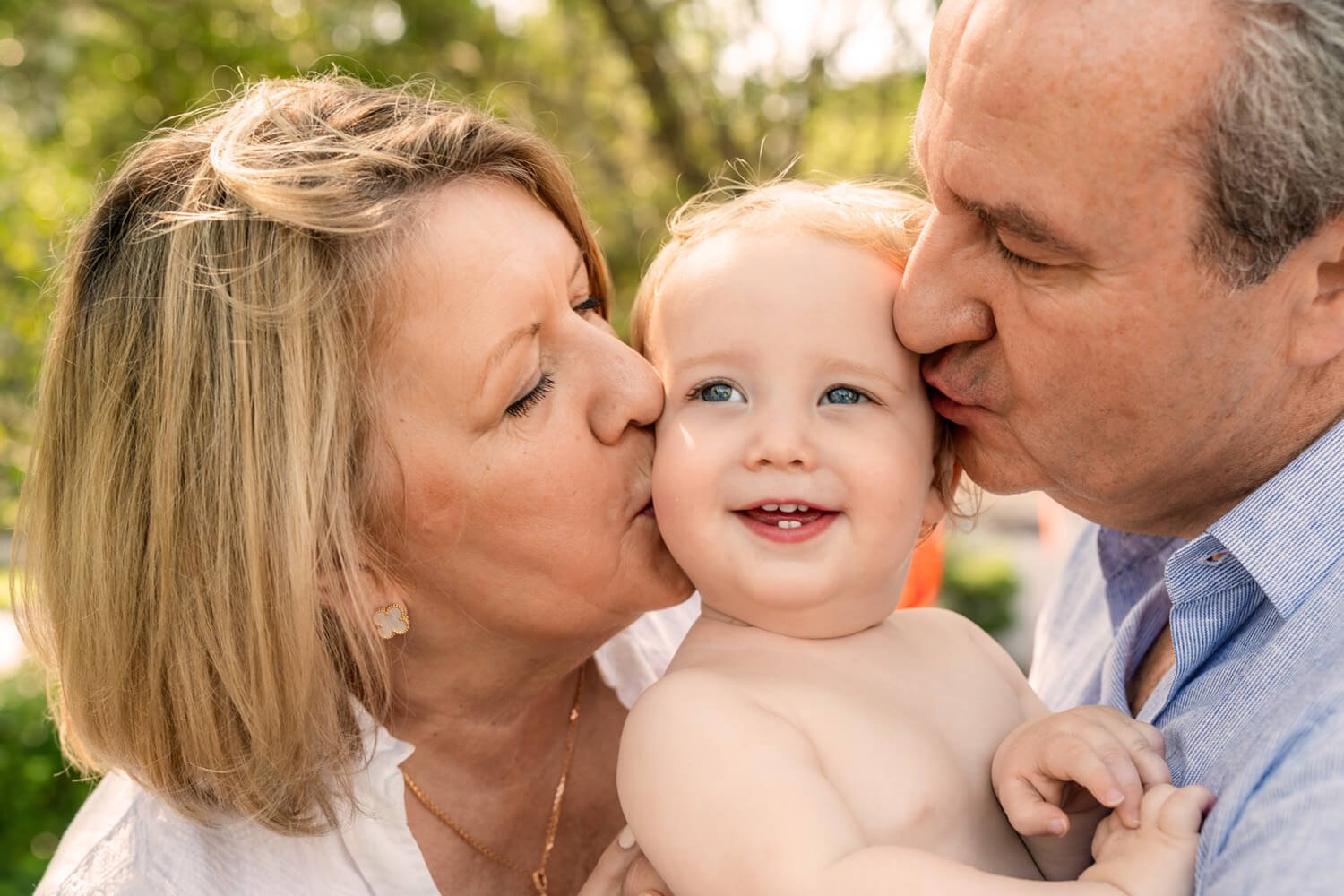 Grandson and grandparents photoshoot in Stanley Hong Kong