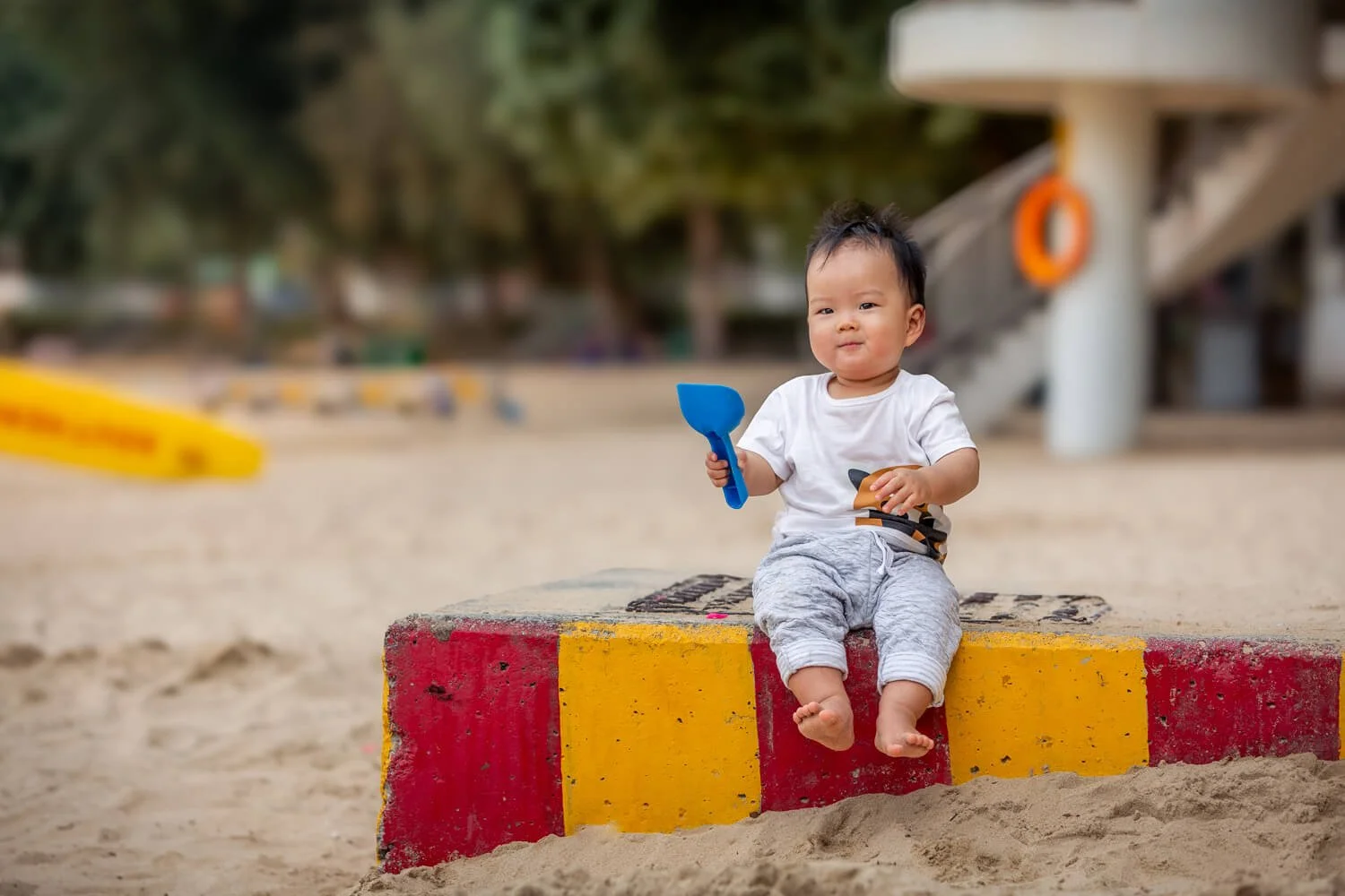 Deep Water Bay Beach, perfect for toddlers