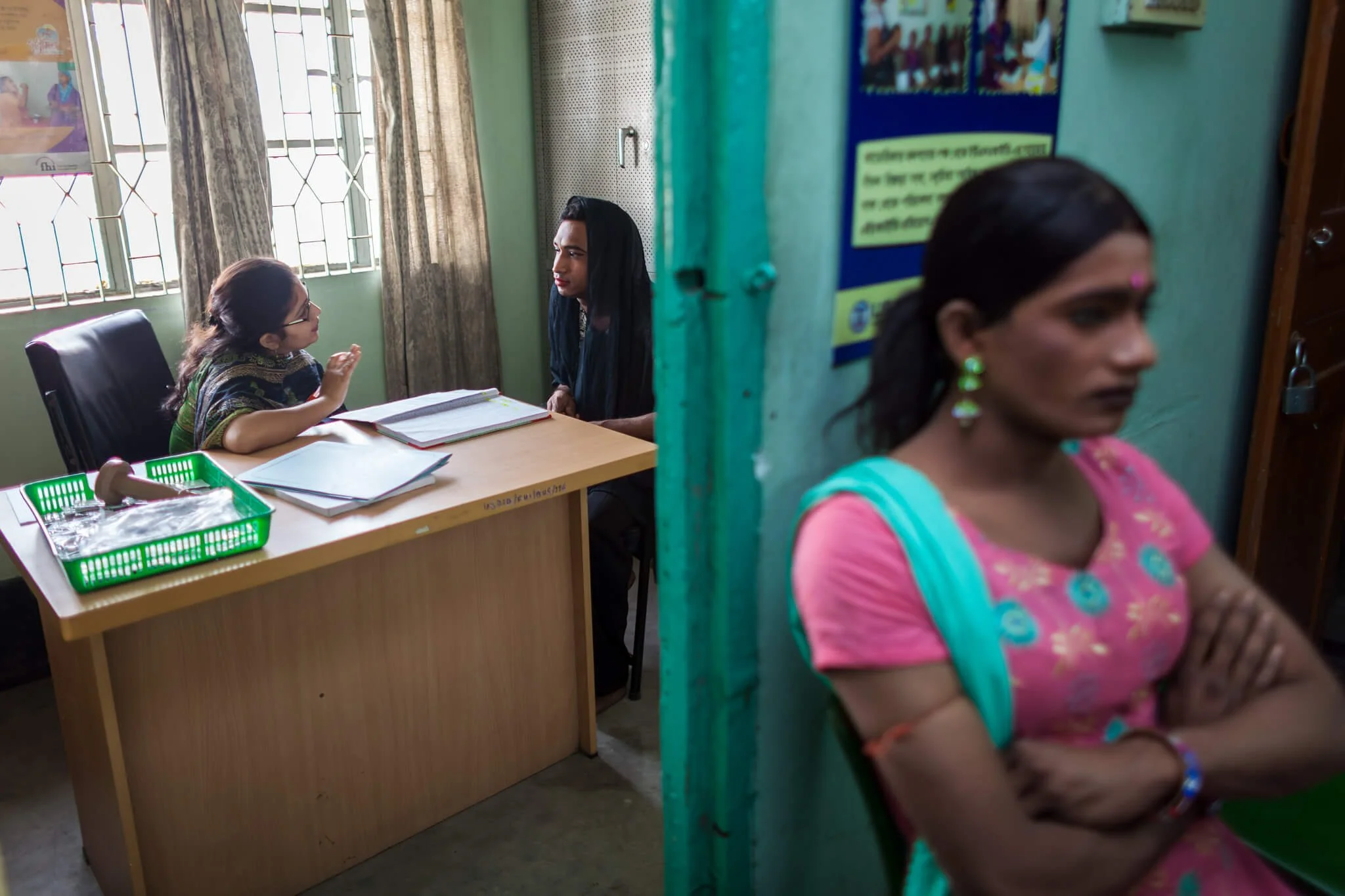 A clinic in Dhaka Bangladesh for FHI360