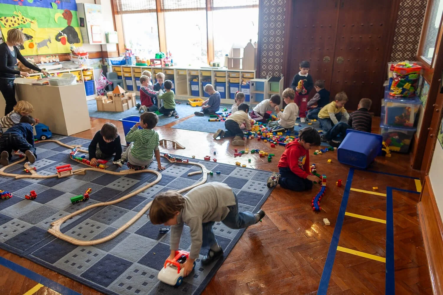 Typical classroom madness, Hong Kong Island
