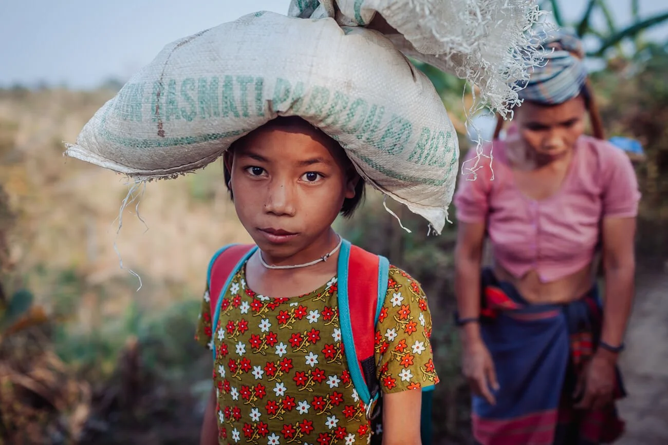 Chakma girl in the Chittagong Hill Tracts.