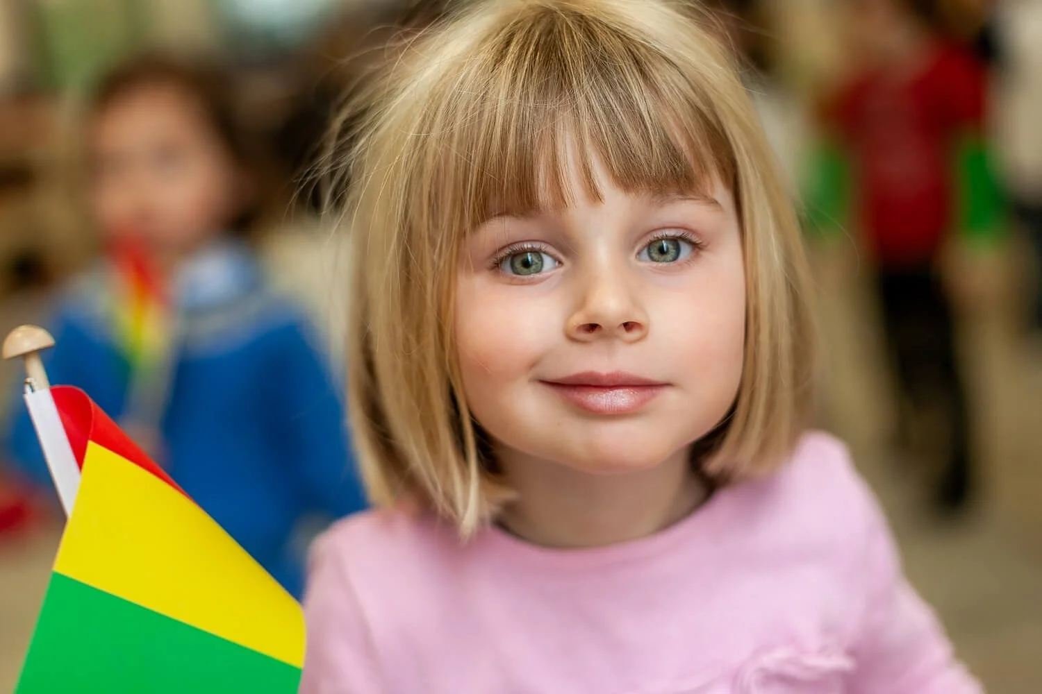 Authentic smile from a student during a documentary school photography session with Ian Taylor.