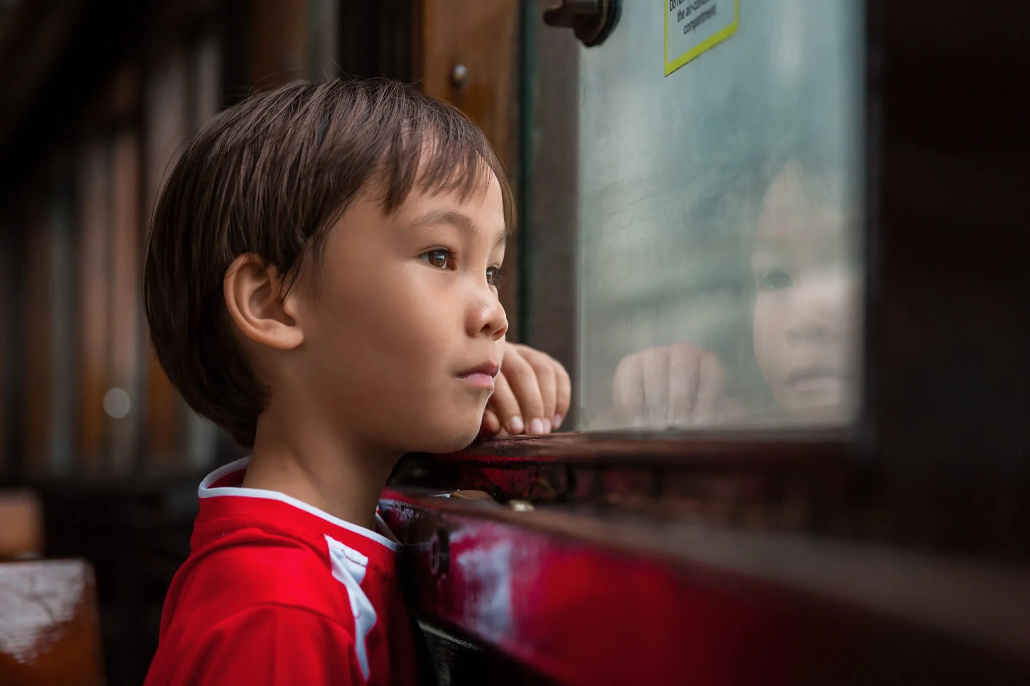 Family portraits on the Star Ferry, by Ian Taylor