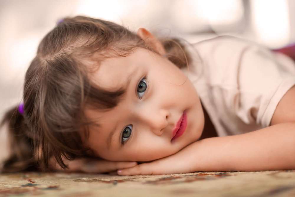 Natural portrait of girl during a kids photo session in Pok Fu Lam Hong Kong