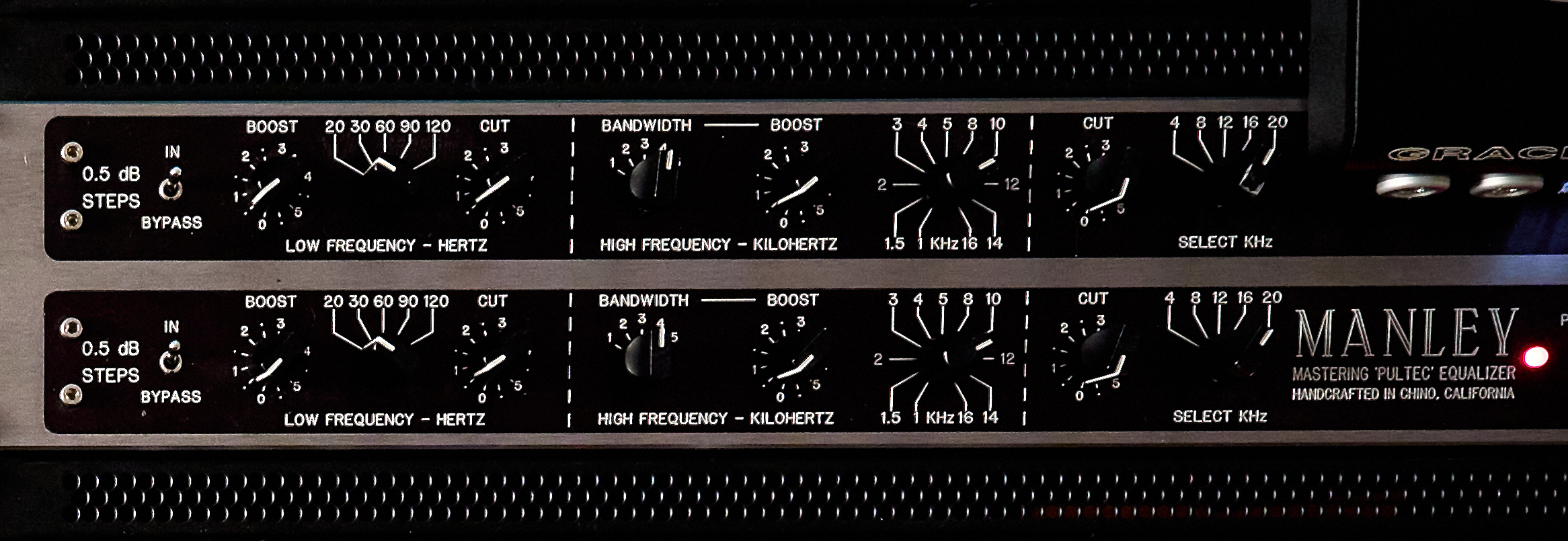 The Only Manley Mastering Stereo Pultec EQ in the World
