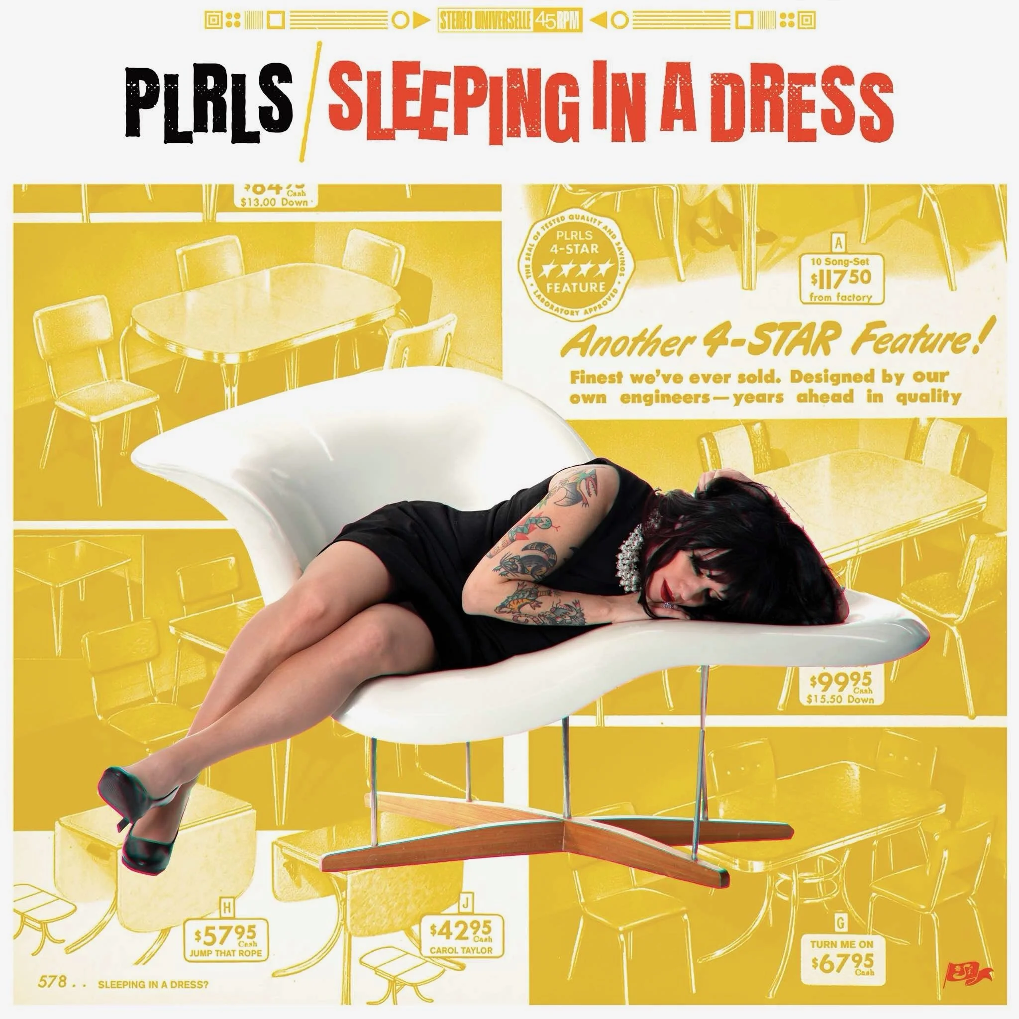  PLRLS  Sleeping In A Dress  Producer and engineer: J. Robbins 
Recording Studio: Magpie Cage Recording Studio
  
 DIGITAL & VINYL 