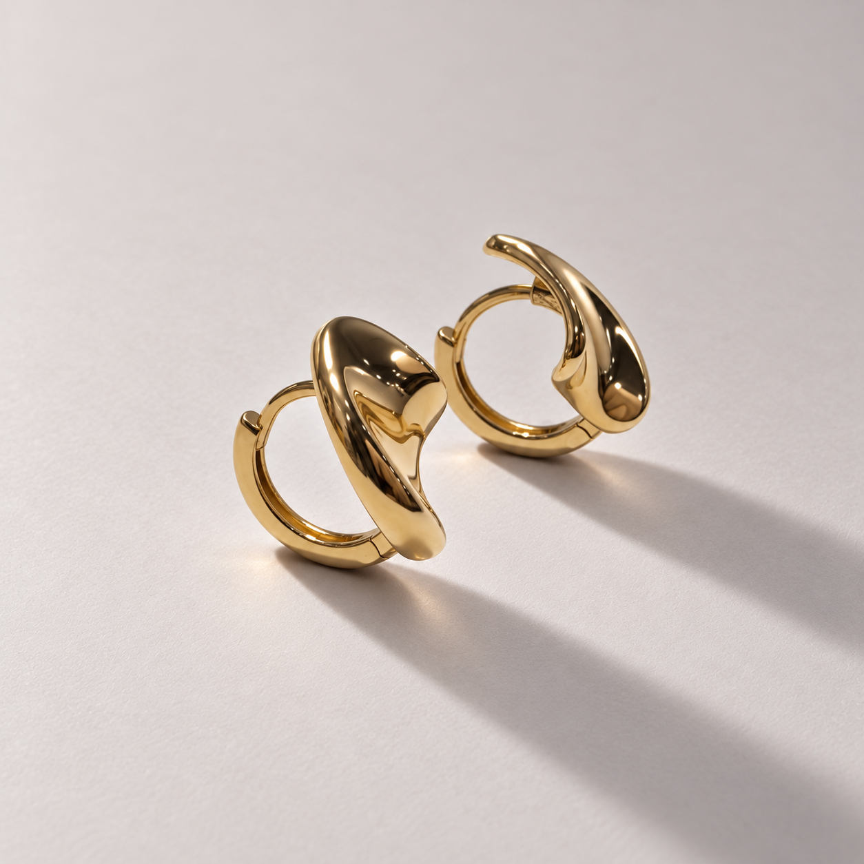 Sculptural Gold Earrings in Warm Grey-2.png