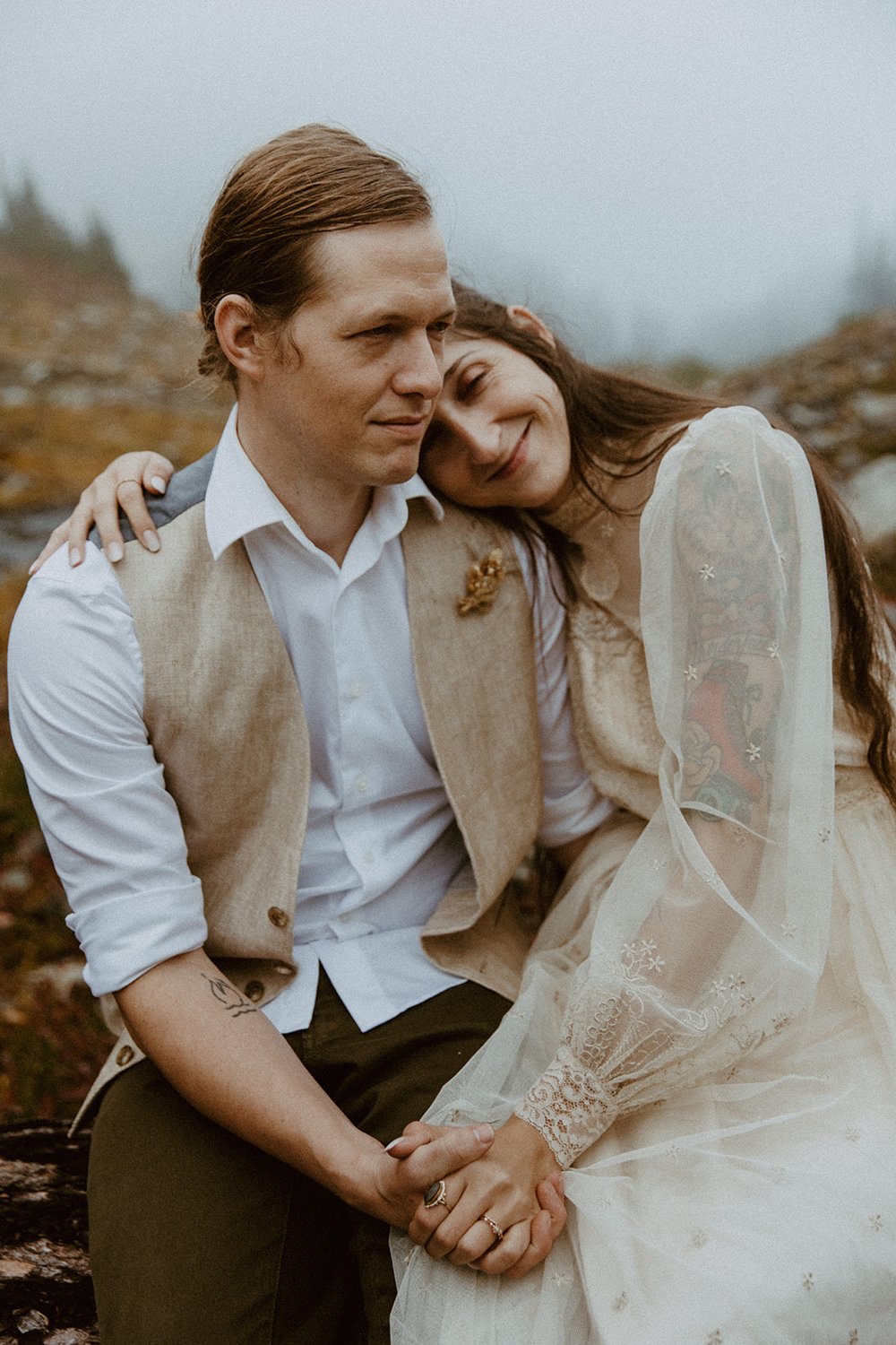 Bagley Lakes Mt. Baker Wilderness _ Elopement + Intimate Wedding Photography _ Backcountry Bohemians-33.jpg