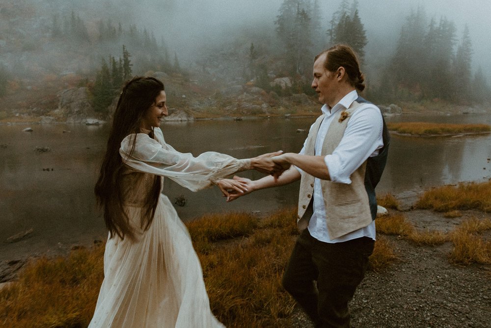 Bagley Lakes Mt. Baker Wilderness _ Elopement + Intimate Wedding Photography _ Backcountry Bohemians-142.jpg