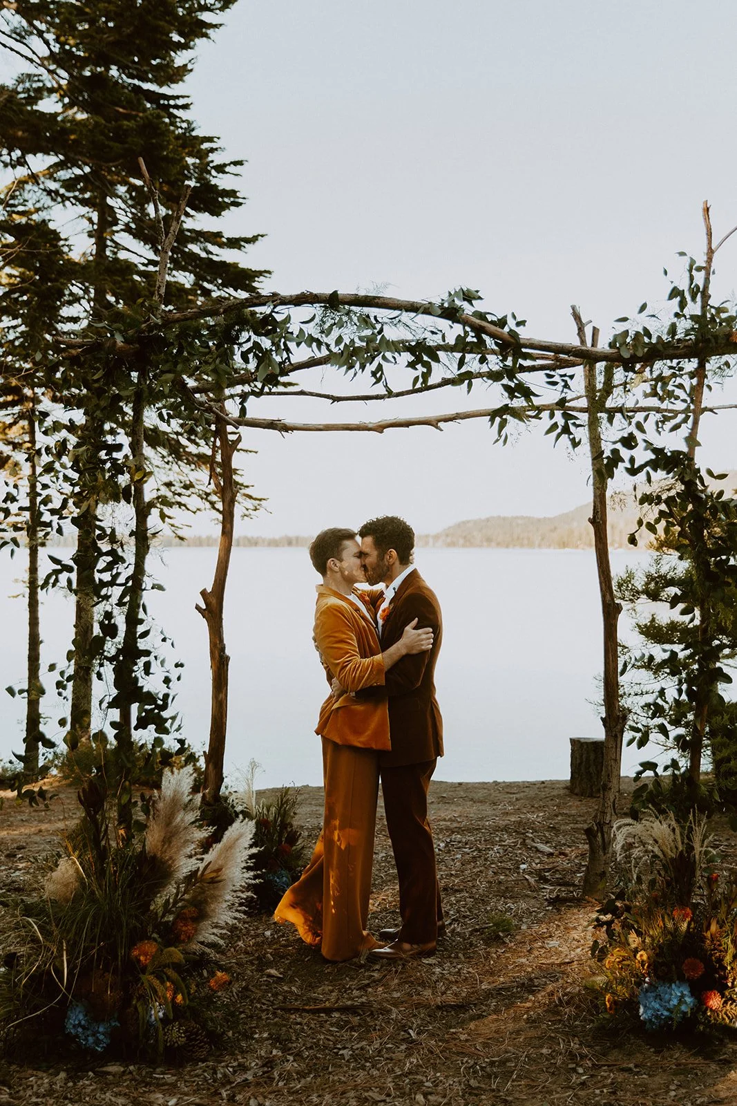 LGBTQ wedding ceremony at Lake Tahoe