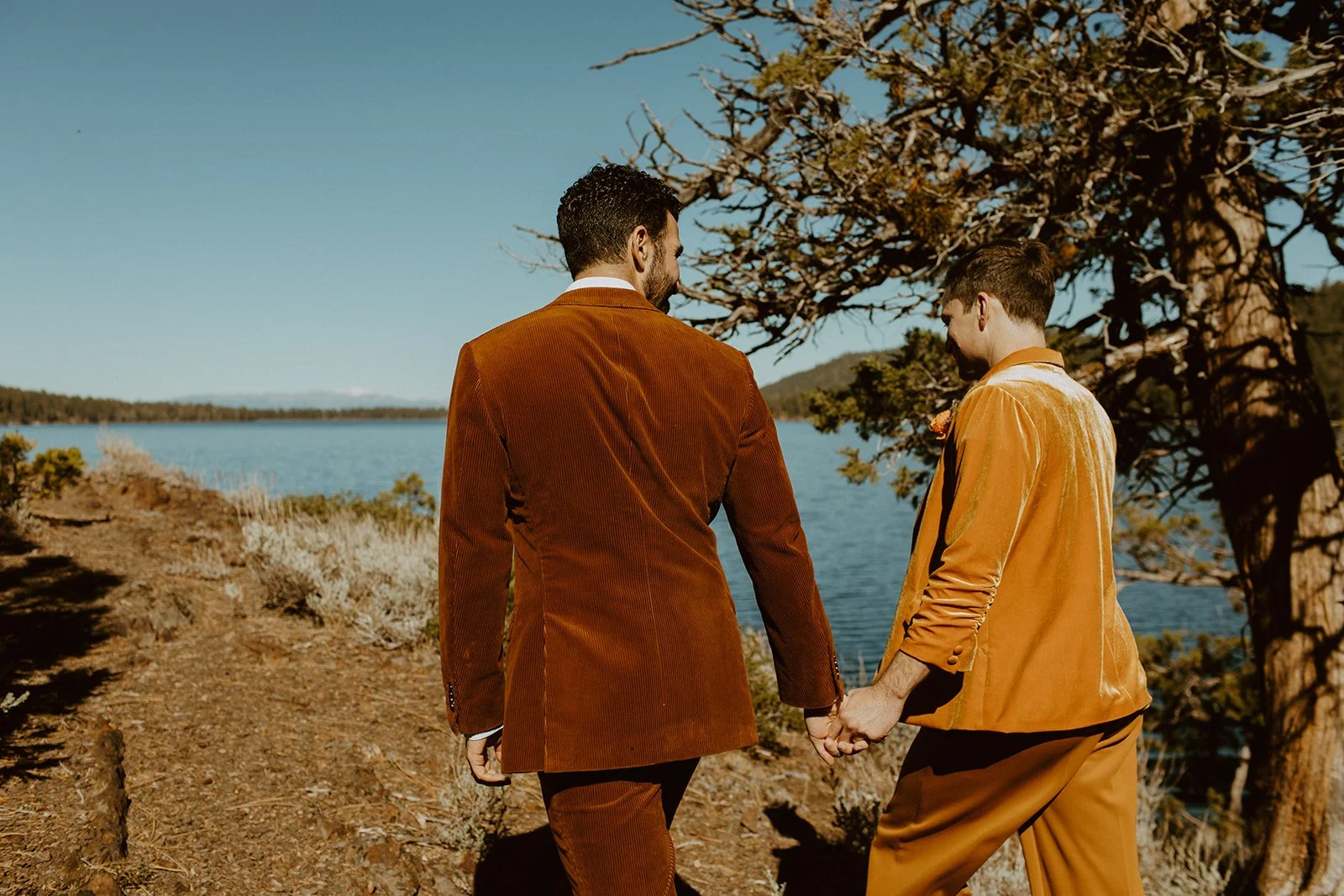 LGBTQ wedding portraits at South Lake Tahoe