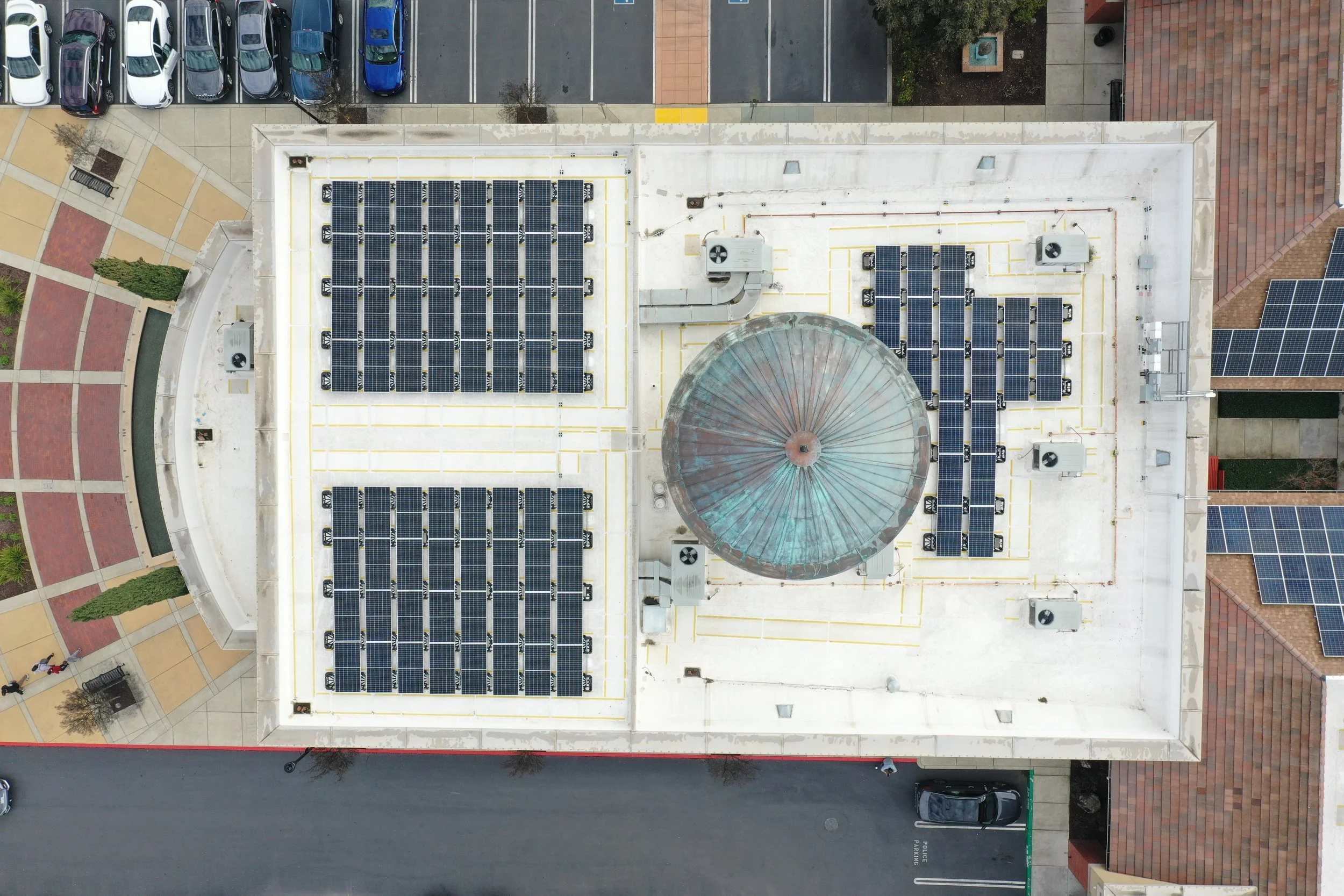 solar panels on city hall oakley overall view.JPG