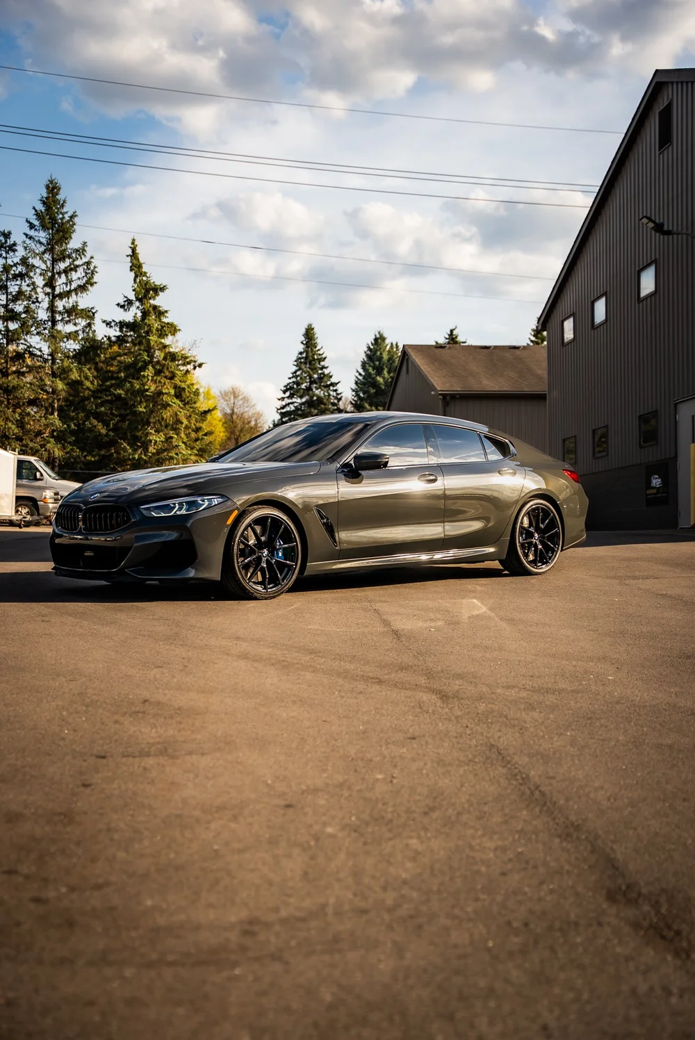 BMW M850i with ceramic window tint