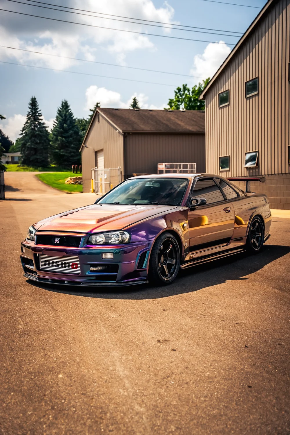 Nissan Skyline R34 with ceramic window tint