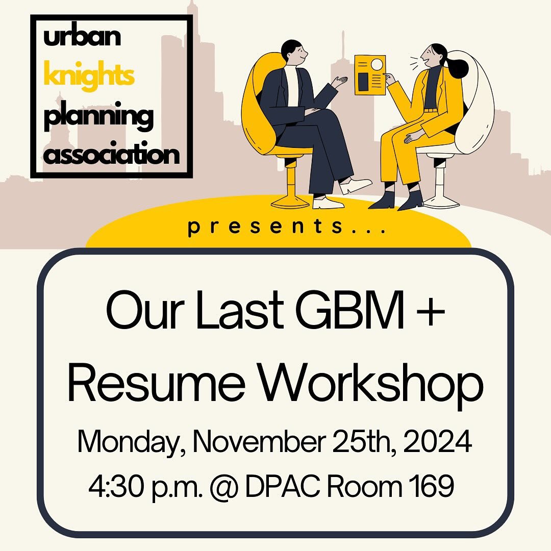 🚨 Save the Date: Last General Body Meeting of Fall 2024 + Resume Workshop! 🚨
Join us for an action-packed evening at the last General Body Meeting of Fall 2024! This is the perfect opportunity to wrap up the semester and take your professional skil
