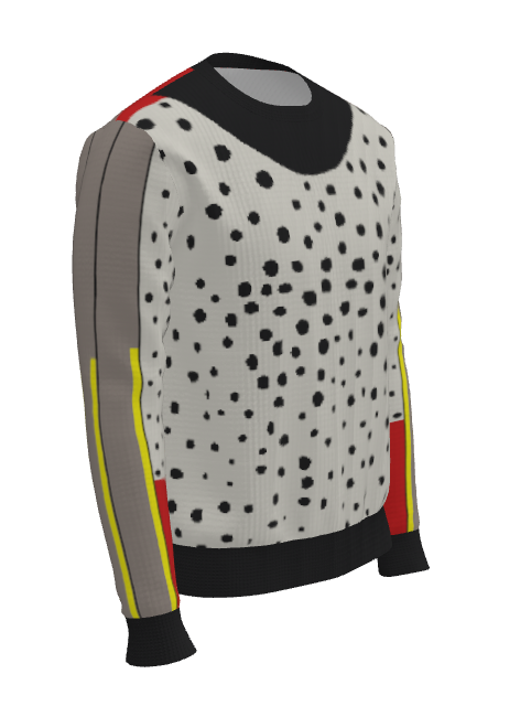 Northern Flicker Unisex Sweater Oblique Front