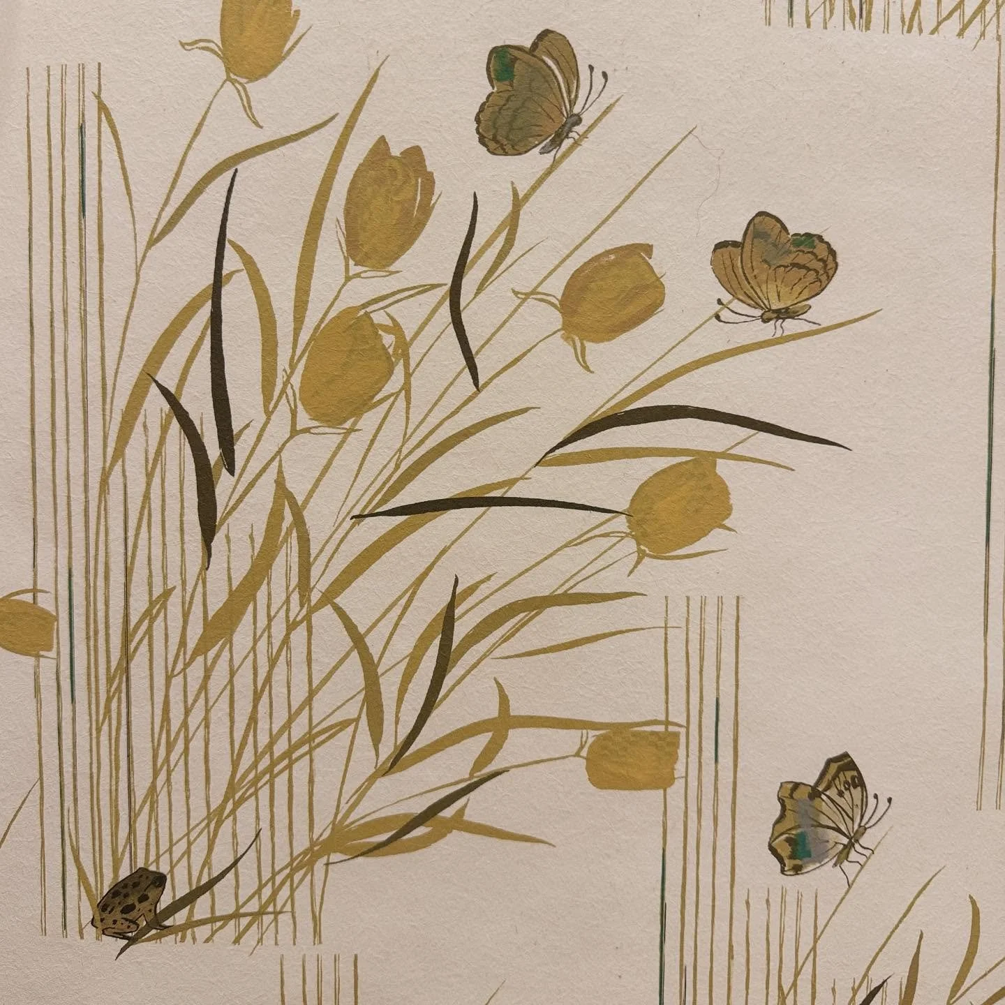 Ikebana in Mochi. #nikiwadlington #wallpaper #wallcoverings #decor #interiors #interiordesign