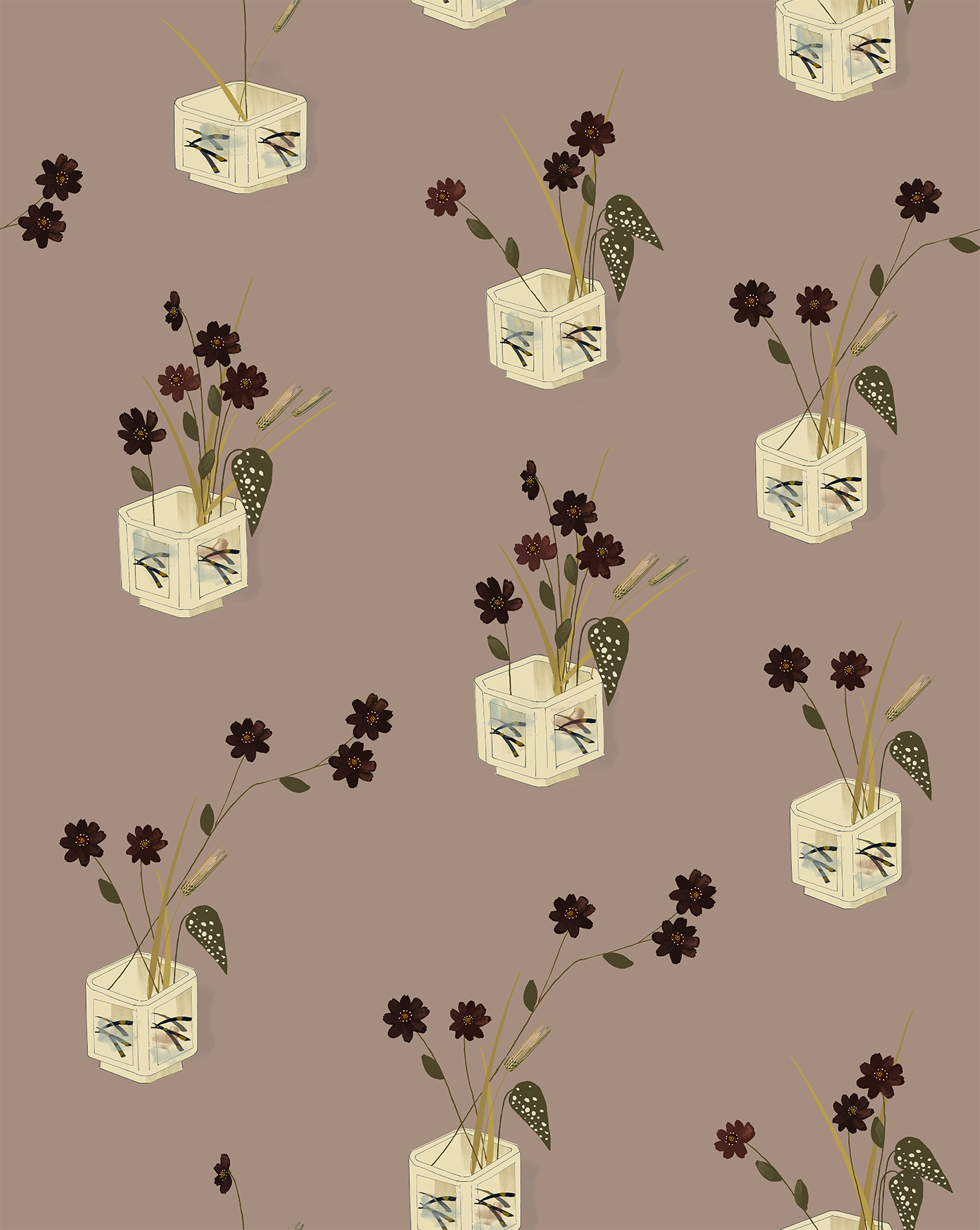 Niki Wadlington-Chocolate Chabana-Mauve-Sisal.png