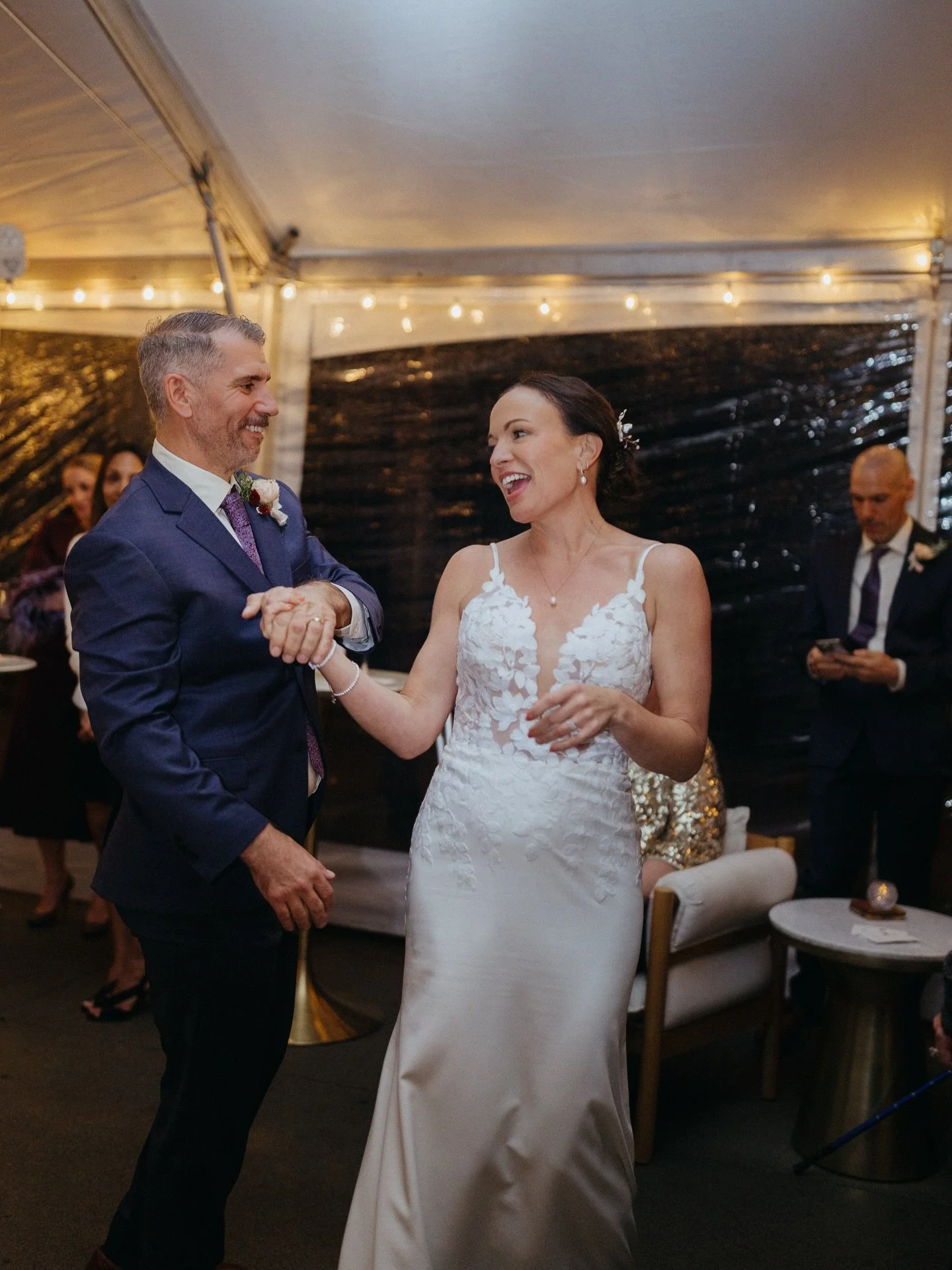 Rain or shine, your party vibes: delivered!! 

Mia and Tony, it was a pleasure to be your DJ! From start to end, your night was unforgettable! 

Awesome Vendors 💕
Venue, Catering, &amp; Bar: @oakandvinestay 
Planner: @eventsbykann 
Photography: @slo