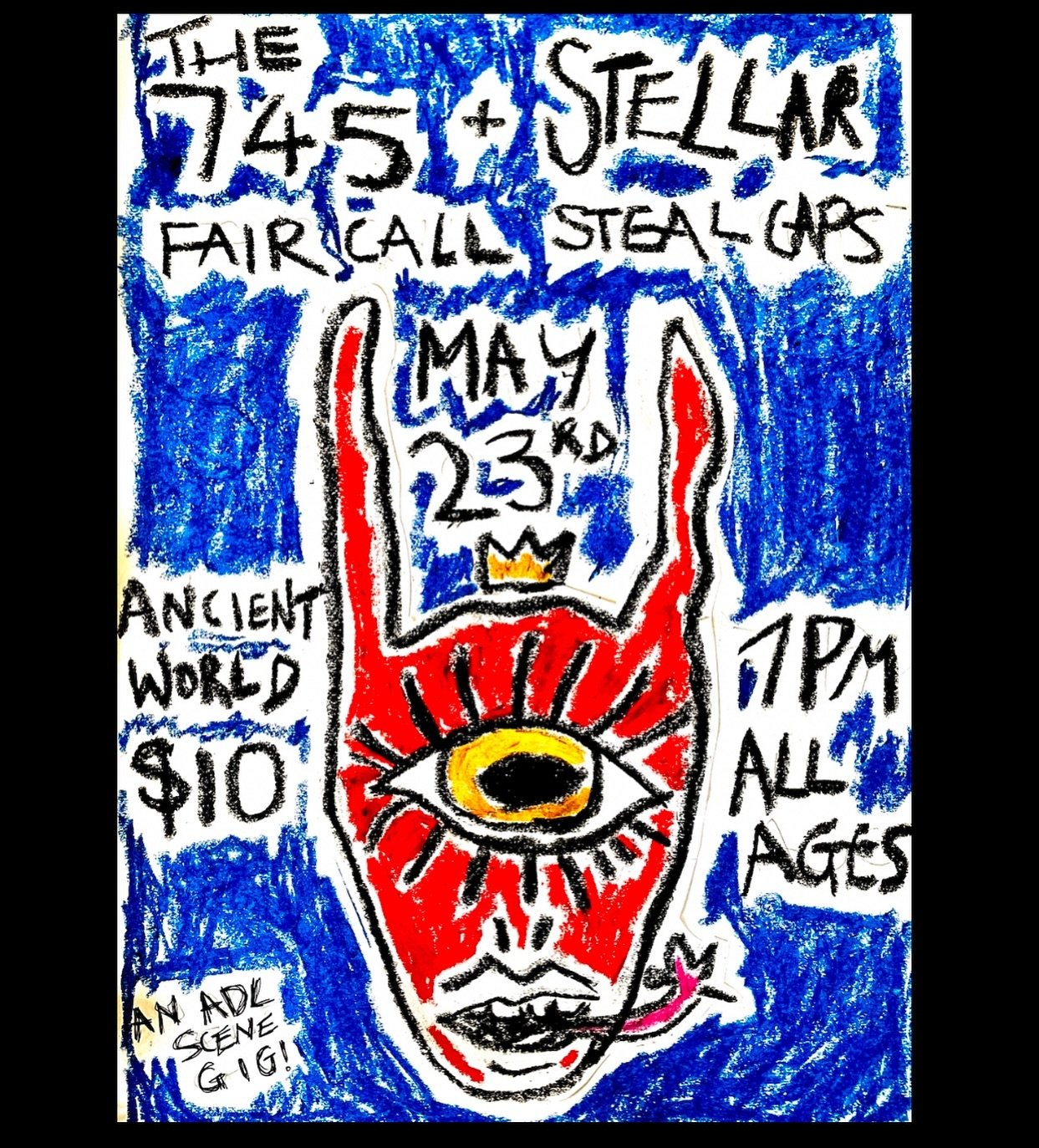 👹NEXT GIG👹

all ages PUNK show at ANCIENT world may TWENTY THIRD for TEN DOLLARS yeah SEVEN PM 🤘

Link in BIO !!