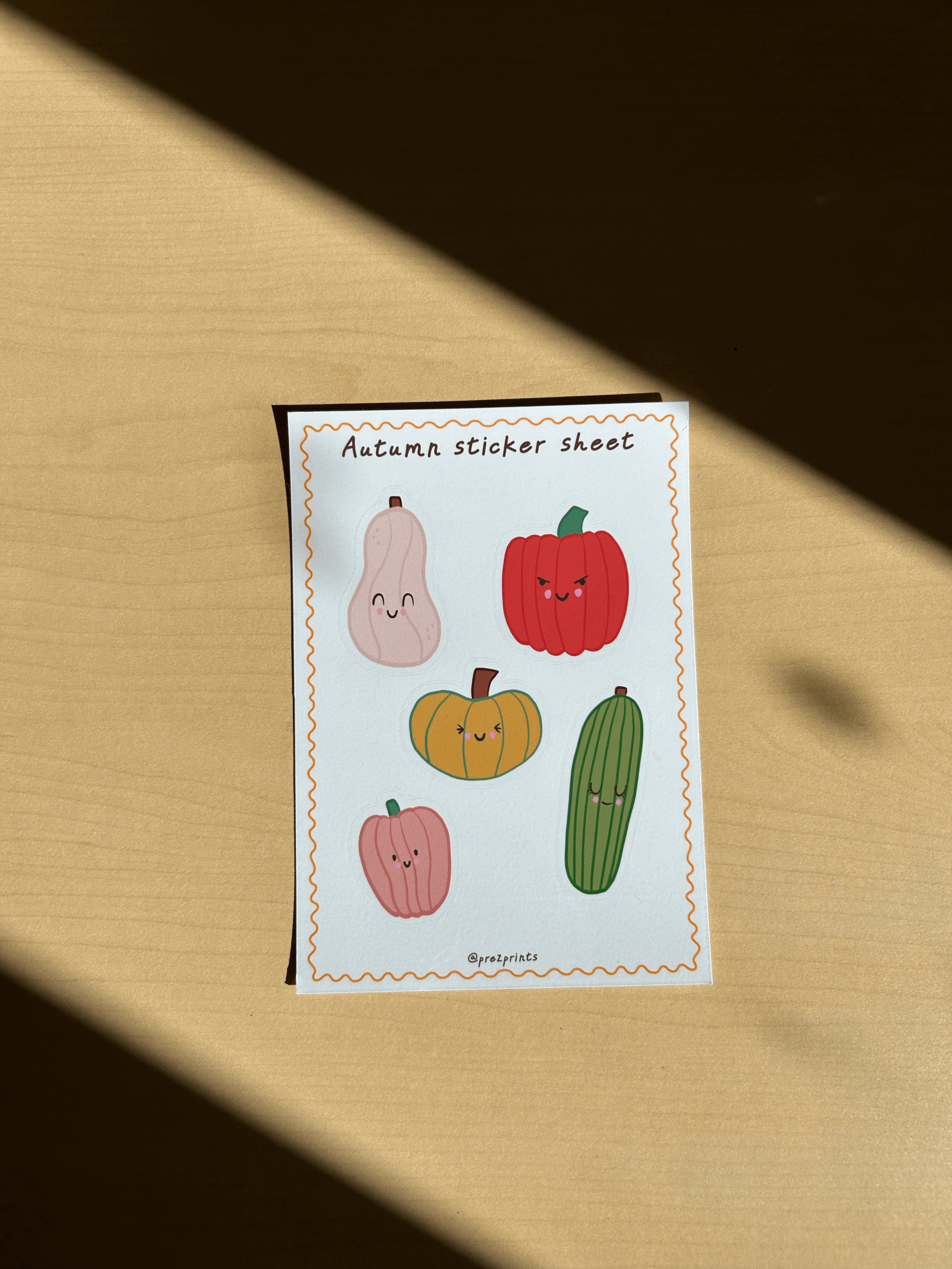 Autumn Sticker Sheet