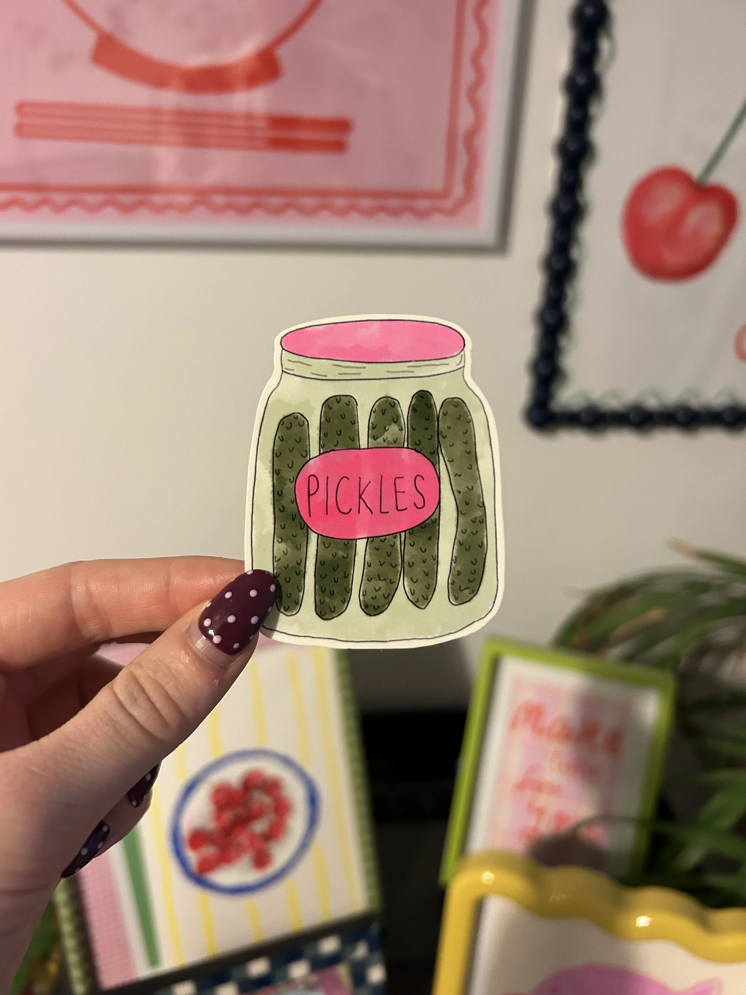 Pickle sticker