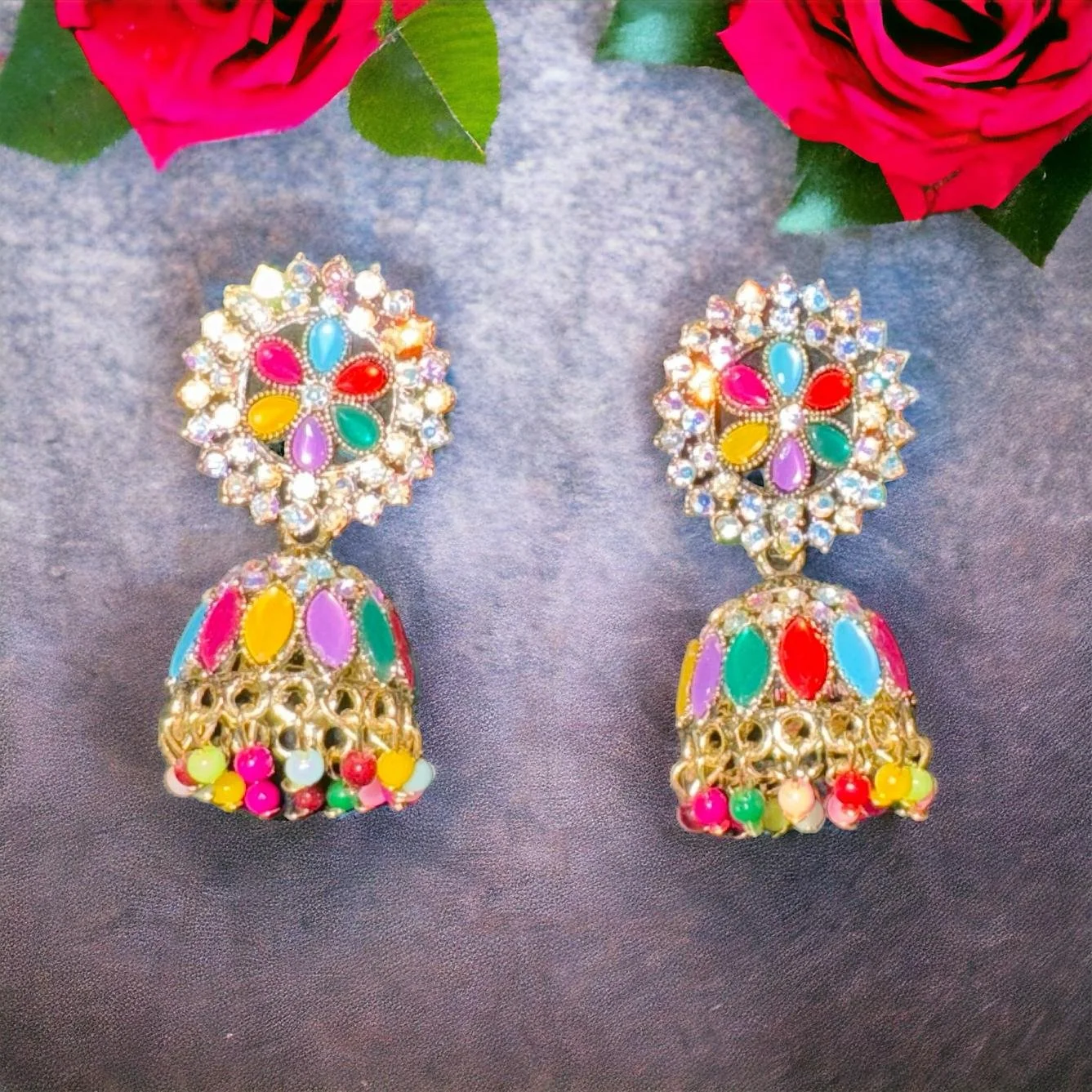 MULTI COLOUR JHUMKI