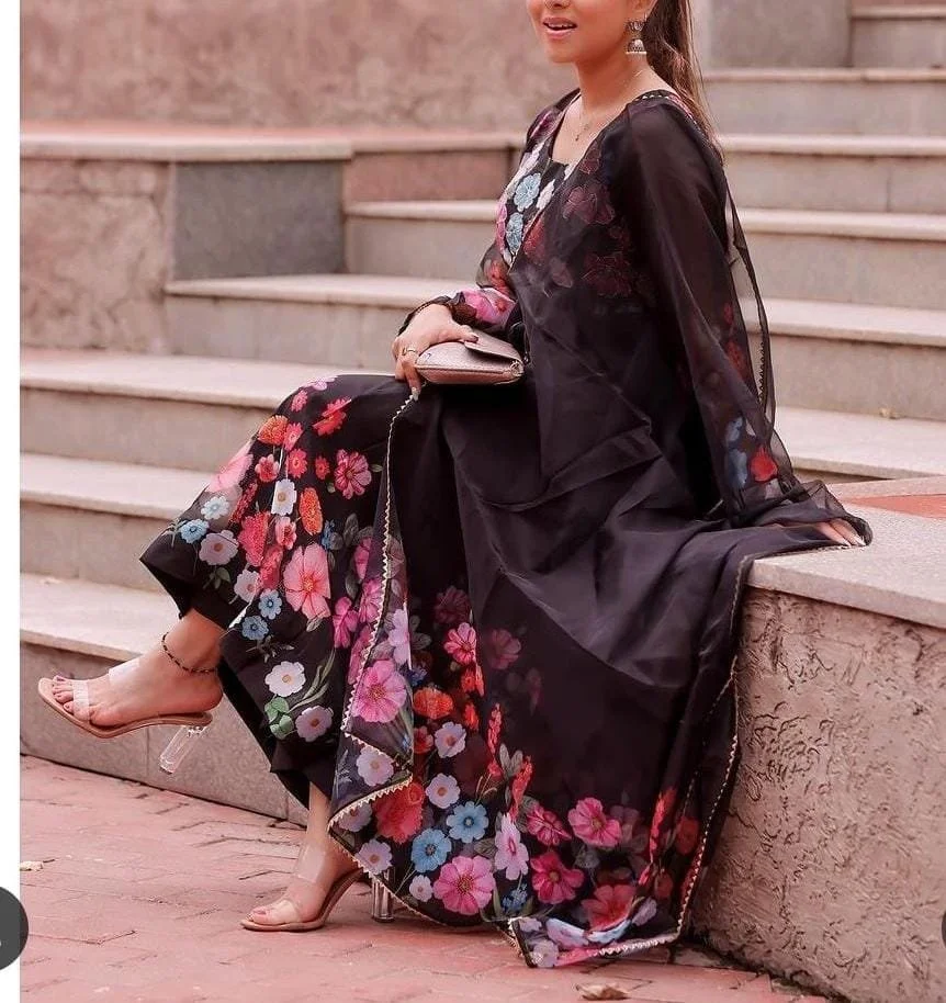 PRINTED ANARKALI SUIT