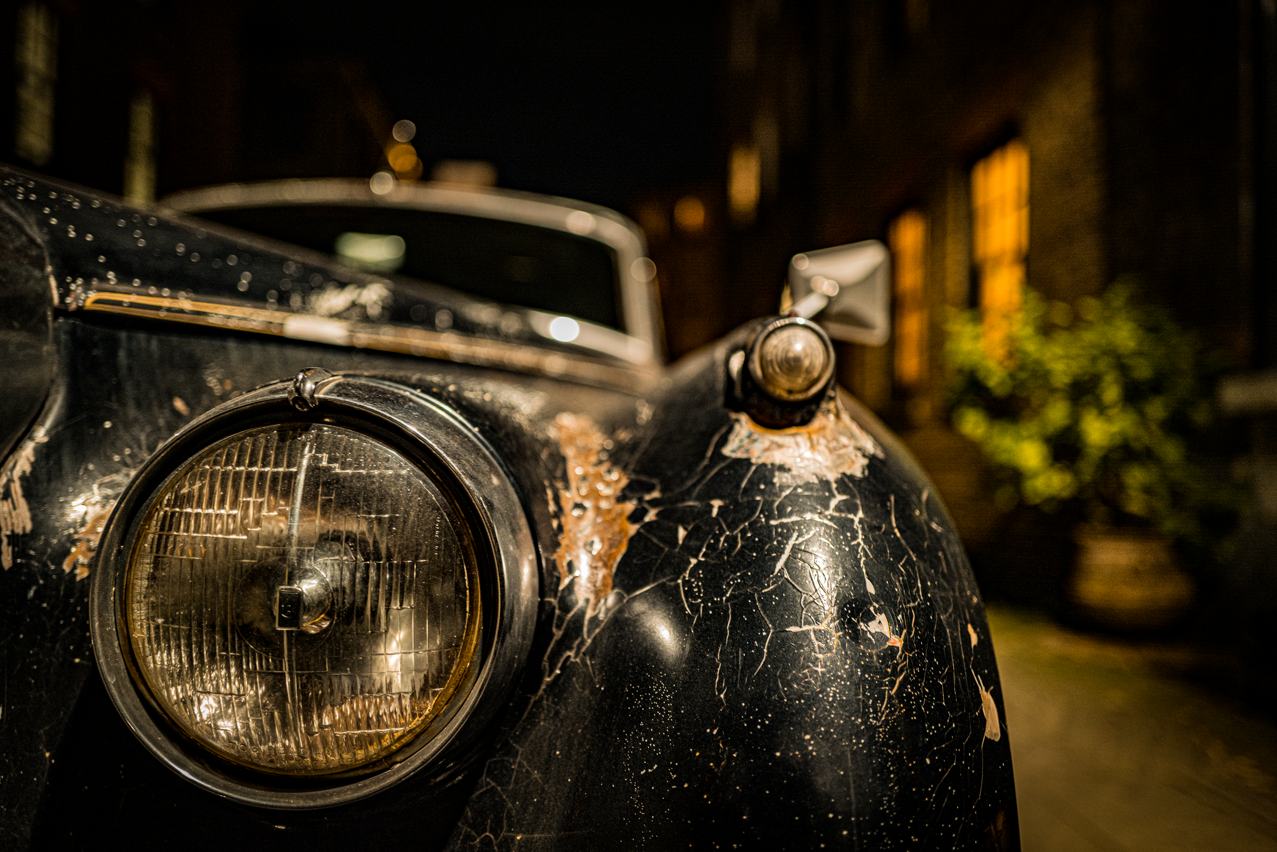 Shine those Lights. Its eye still gleams through the cracks, a dignified stare from a body that’s seen it all.