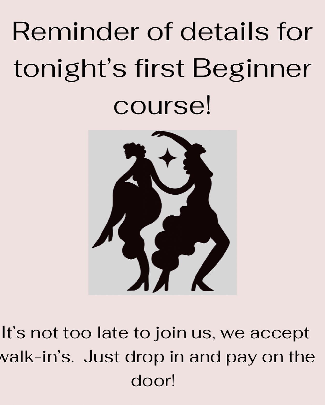 Today&rsquo;s the day! 🤩🤩

Reminder of details for tonight&rsquo;s new Beginners course! 

It&rsquo;s not too late to join us, walk-ins are very welcome and you can pay on the door 🚪 

#londondance #ballroom dance #adultdanceclasses #latindance