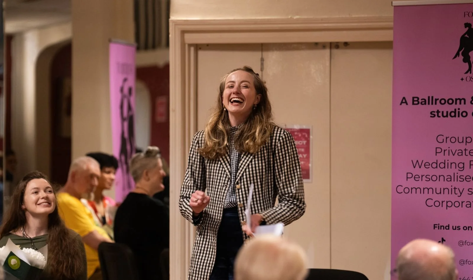 Foxtrot Oscar Dance event, photograph of Founder, Izzi Williams