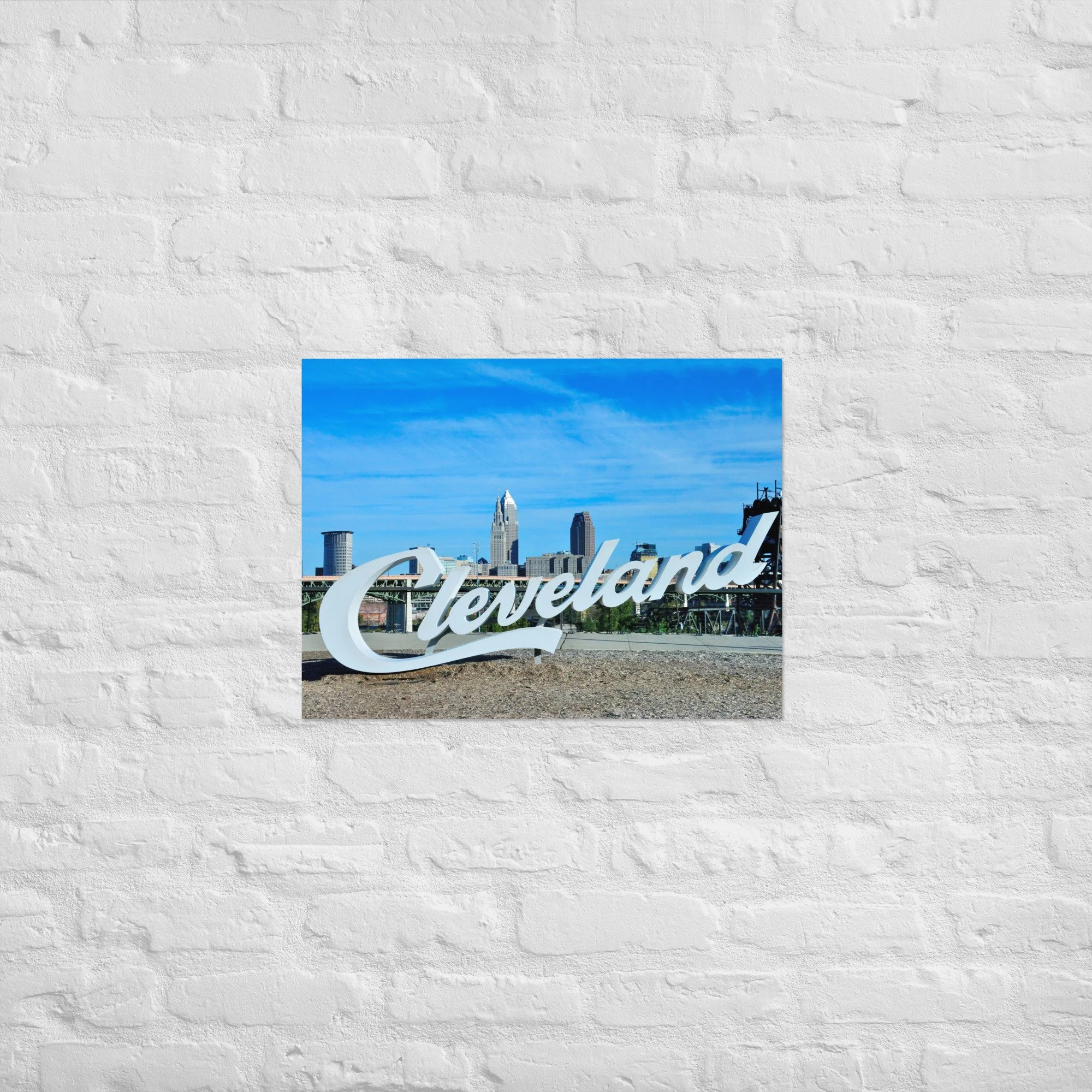 Cleveland Script Tremont - Poster — Big Picture Cleveland