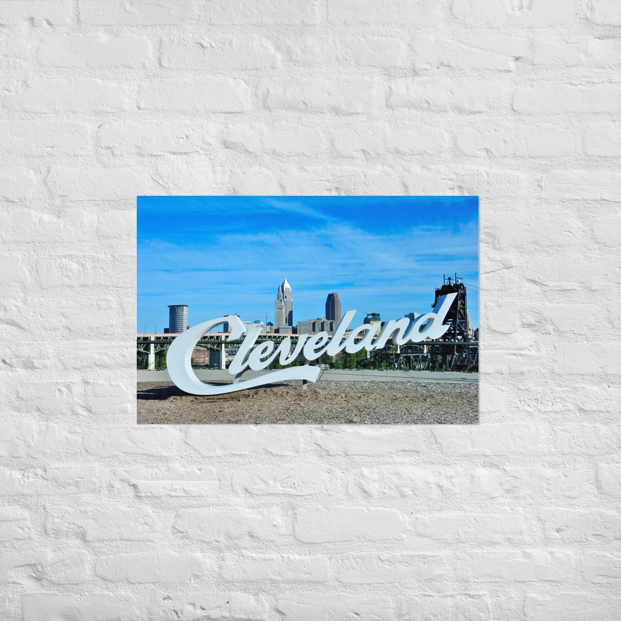 Cleveland Script Tremont - Poster — Big Picture Cleveland